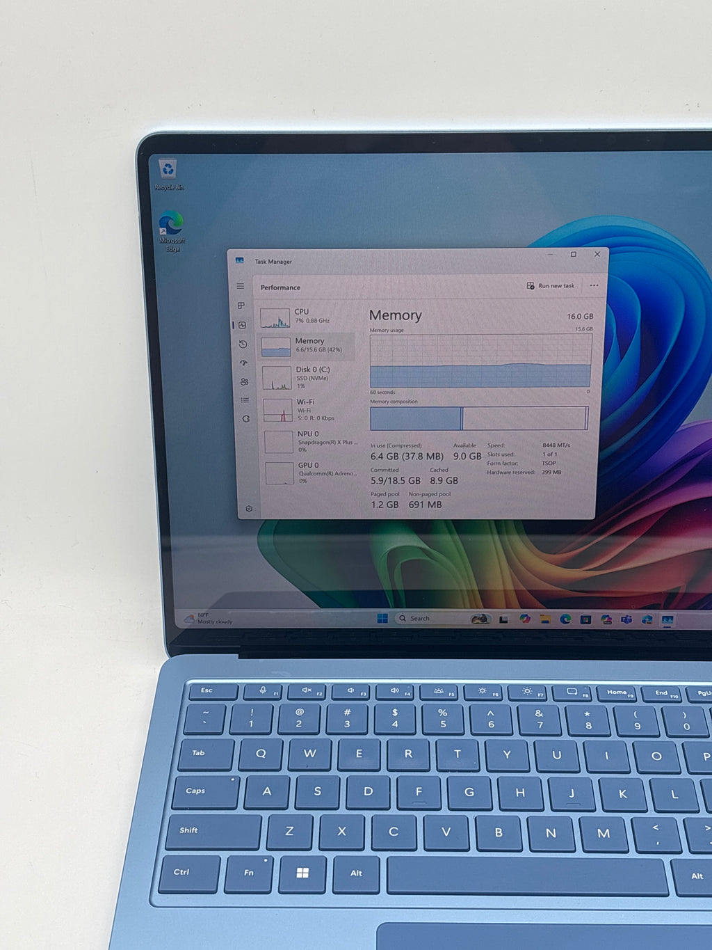 Microsoft Surface Laptop 7 2036 Snapdragon X10 Core 16GB RAM 512GB SSD
