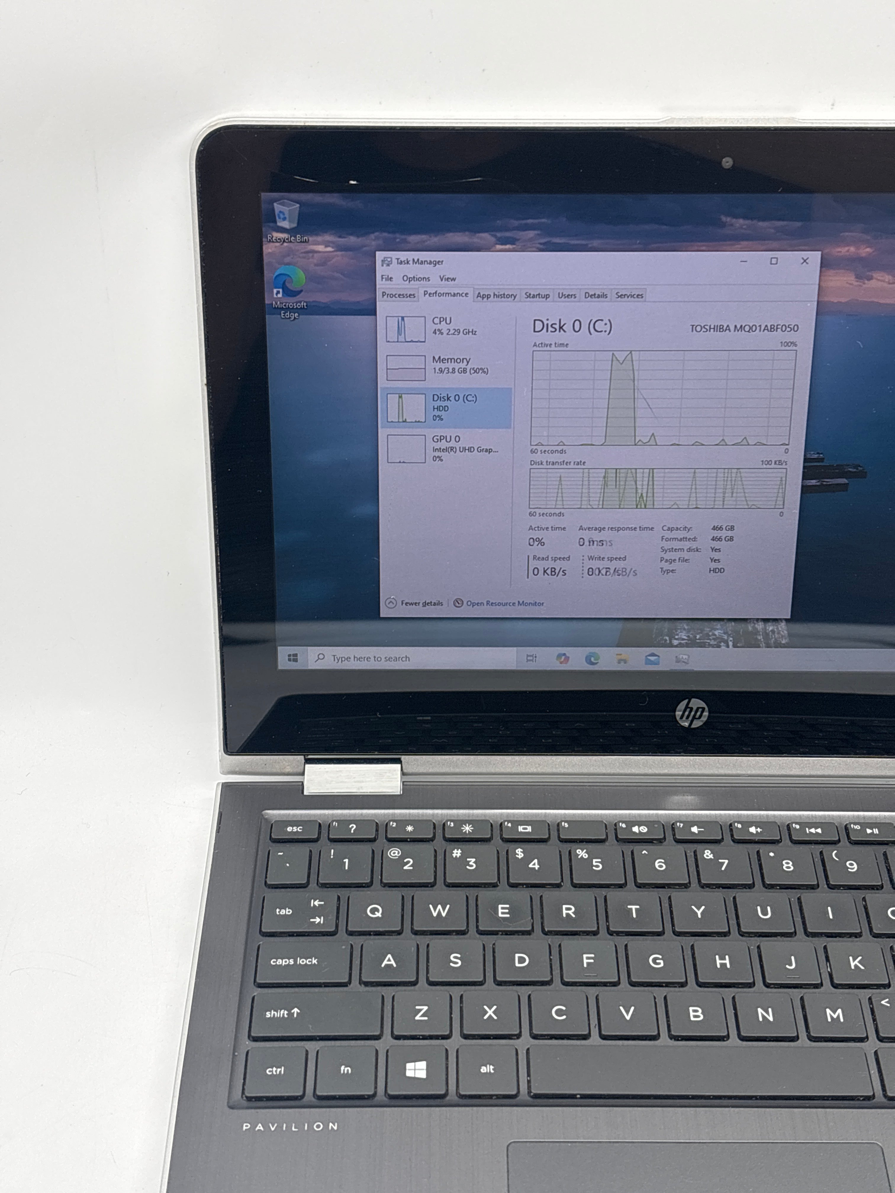 HP Pavilion x360 11m-ad113dx Pentium N5000 4GB RAM 500GB HDD - For Parts (Read DESC)