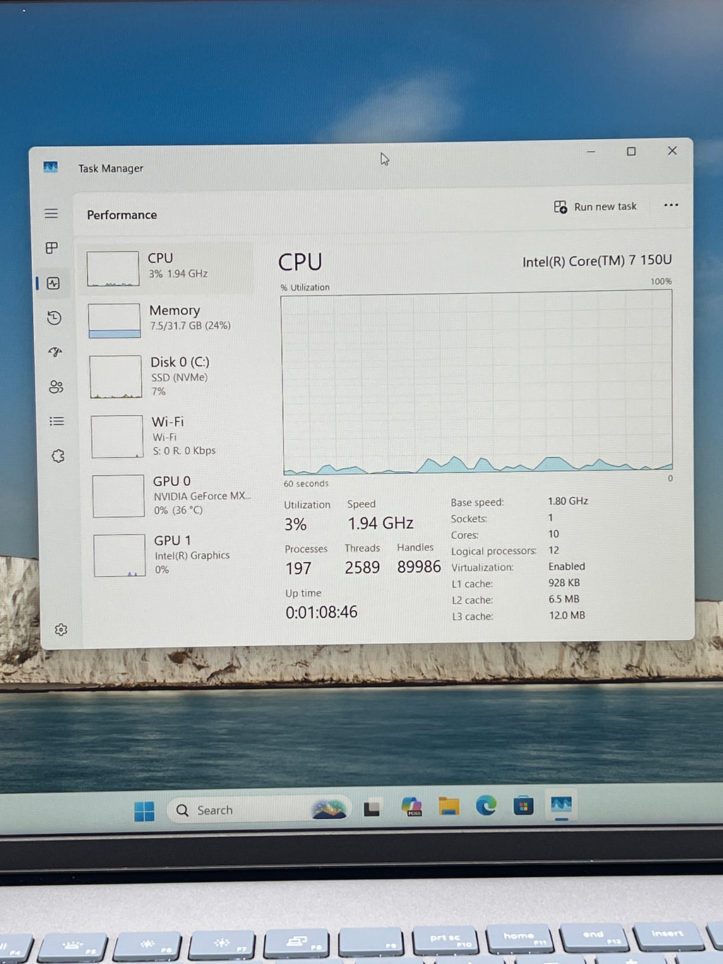 Dell Inspiron 16 Intel Core 7 32GB RAM 1TB SSD Geforce MX570A