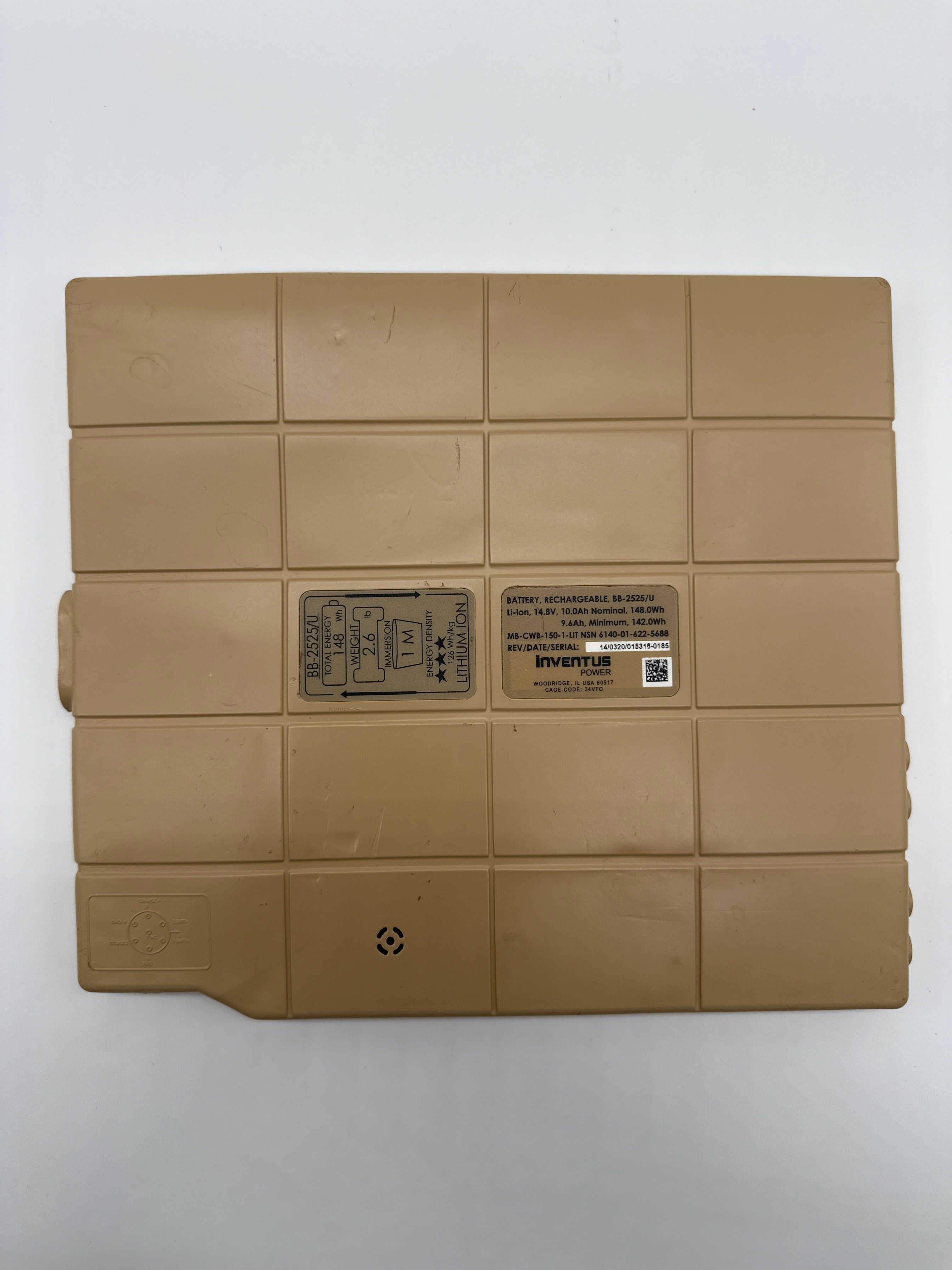 Inventus BB-2525/U Battery - Rechargeable Lithium Ion - Militaria