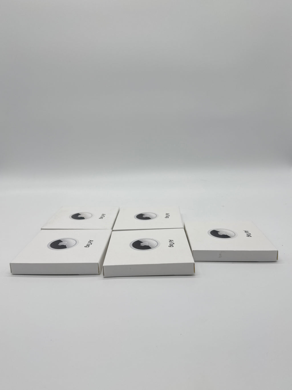 Lot of 5 Apple Air Tag Model A2187 Silver