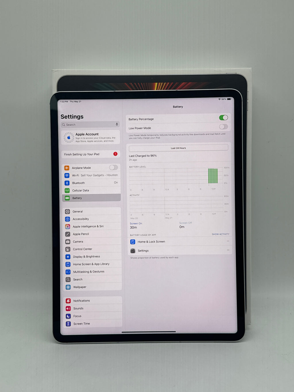 Unlocked Apple iPad Pro 12.9" A2379 5th Gen M1 Chip 256GB Wi-Fi+Cellular