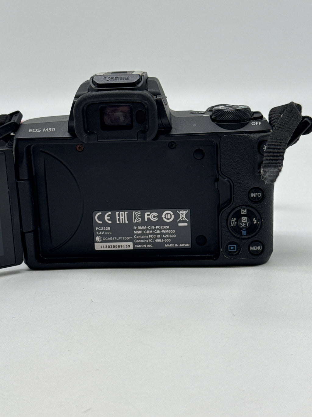 Canon EOS M50 24.1MP Mirrorless Digital Camera - Used