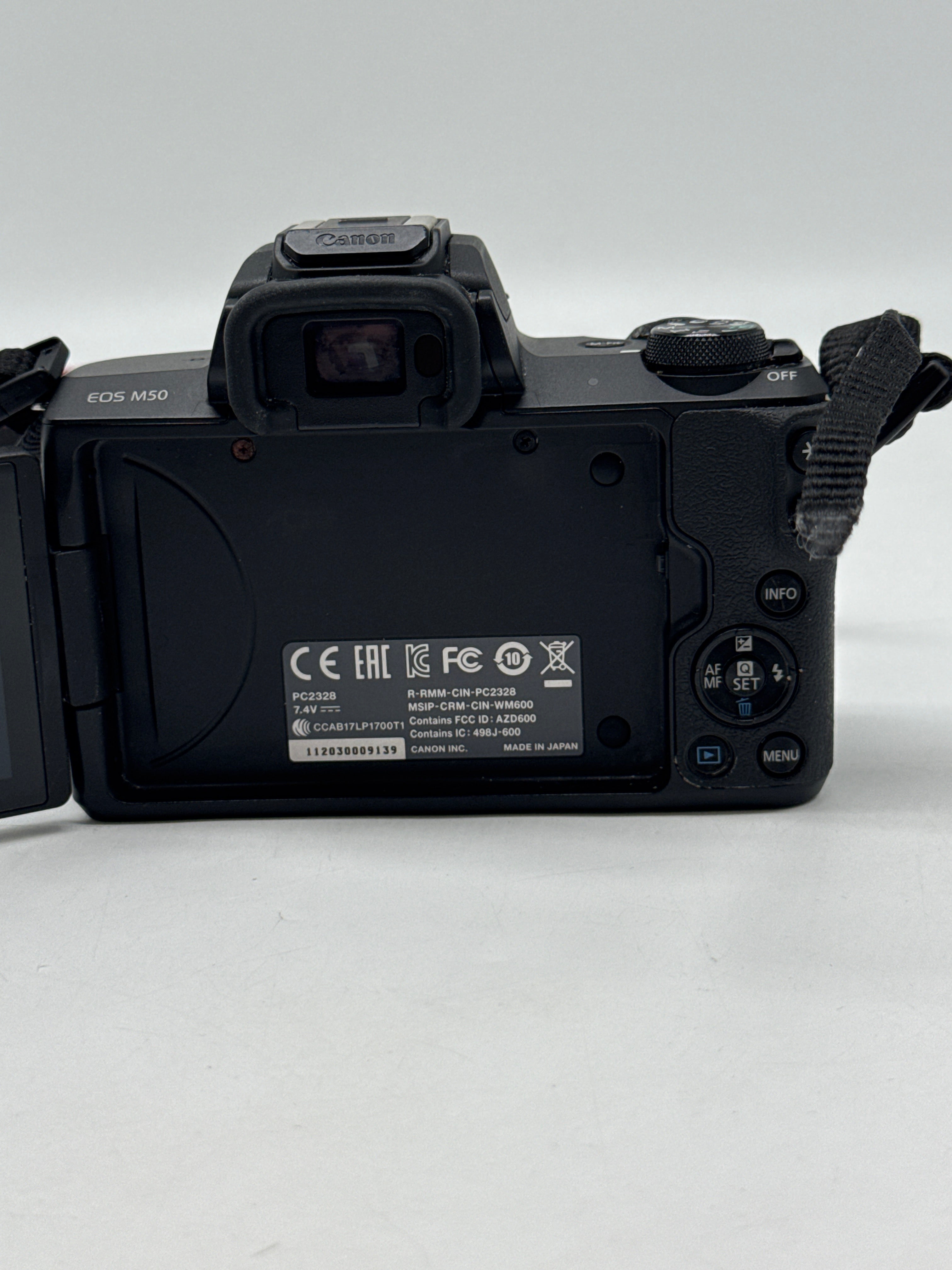 Canon EOS M50 24.1MP Mirrorless Digital Camera - Used