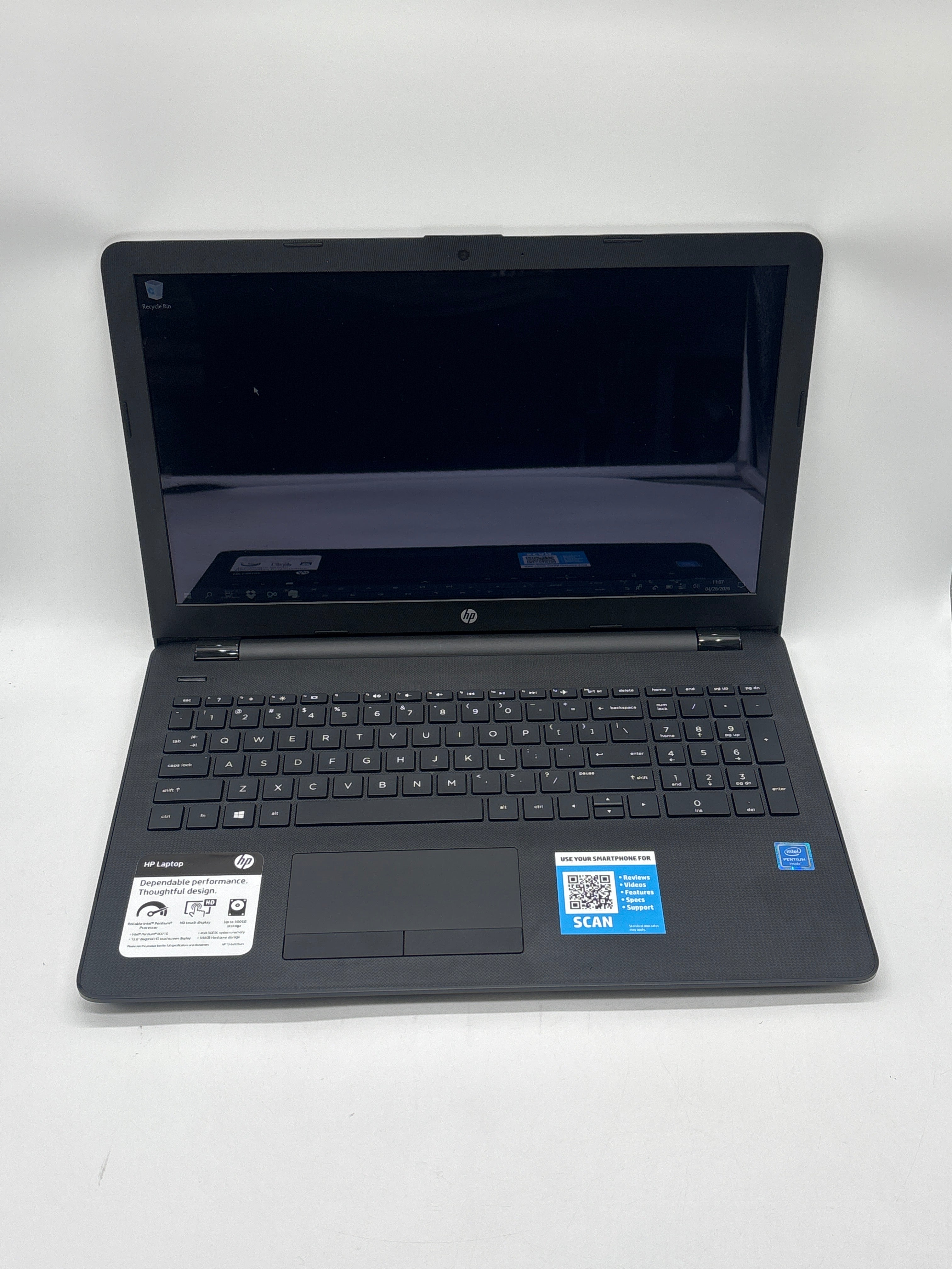 HP 15-BS020WM Touch Pentium N3710 4GB RAM 500GB HDD
