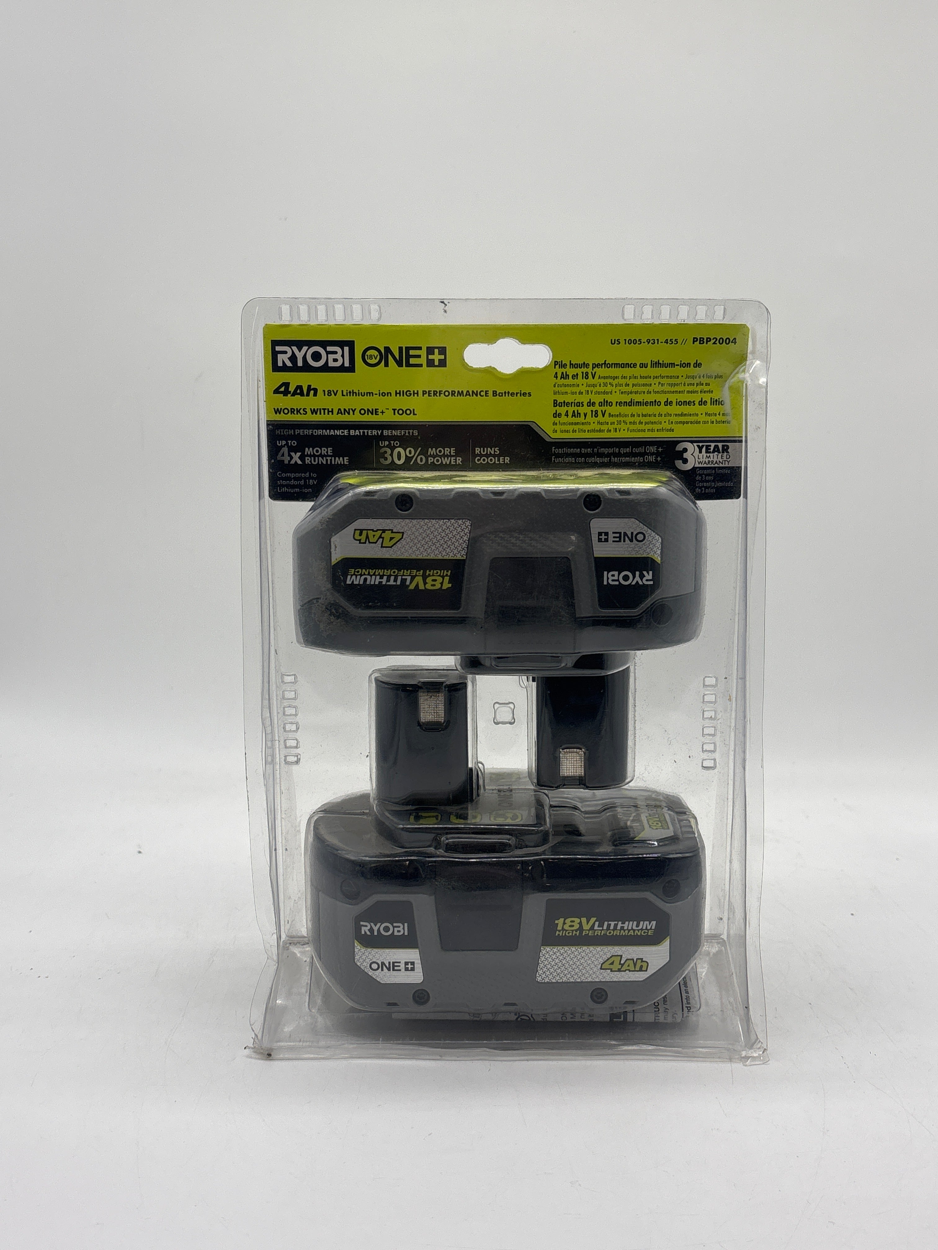 Ryobi 18V ONE+ PBP2004 4Ah Lithium-Ion Battery - News