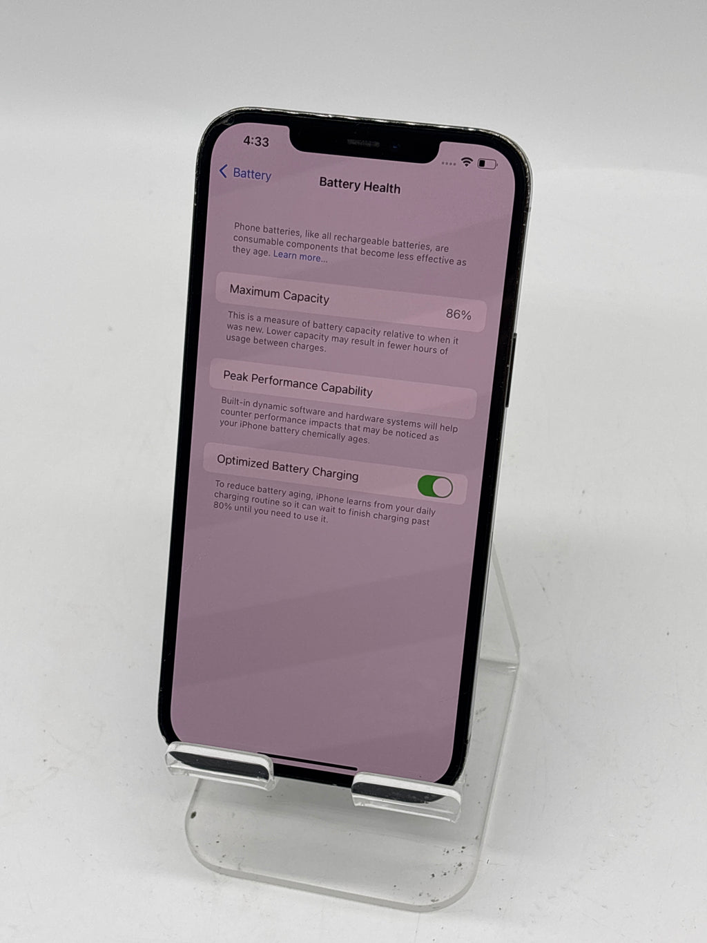 Apple iPhone 12 Pro Max 128GB Unlocked Broken Back Glass Read