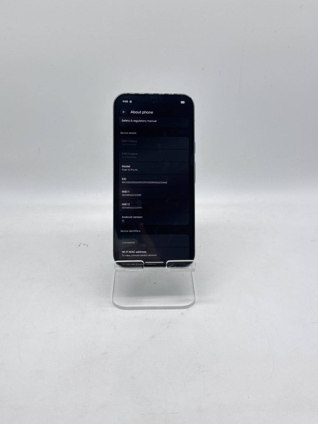 Google Pixel 10 Pro XL 256GB Unlocked Obsidian Black - Used