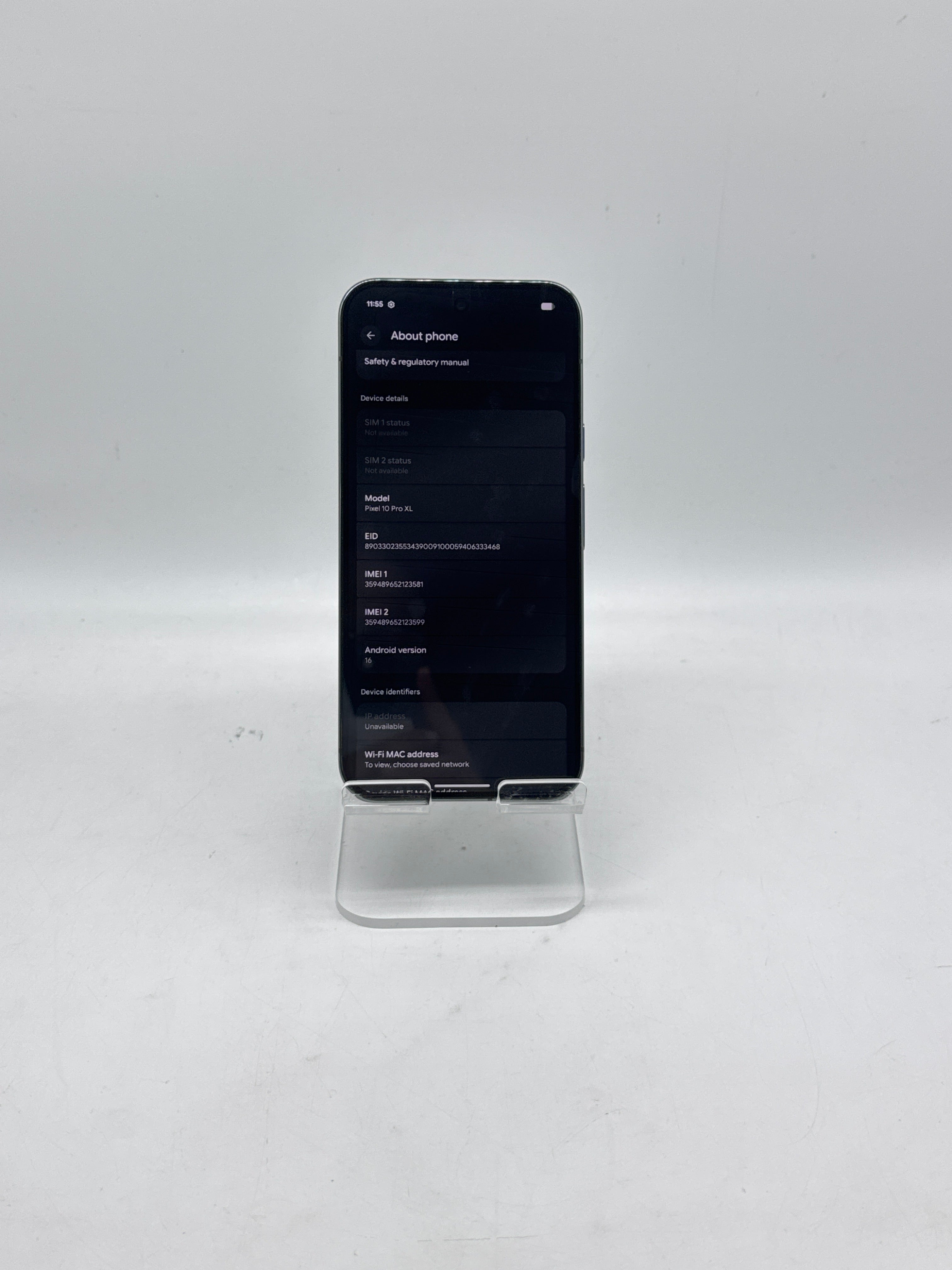 Google Pixel 10 Pro XL 256GB Unlocked Obsidian Black - Used