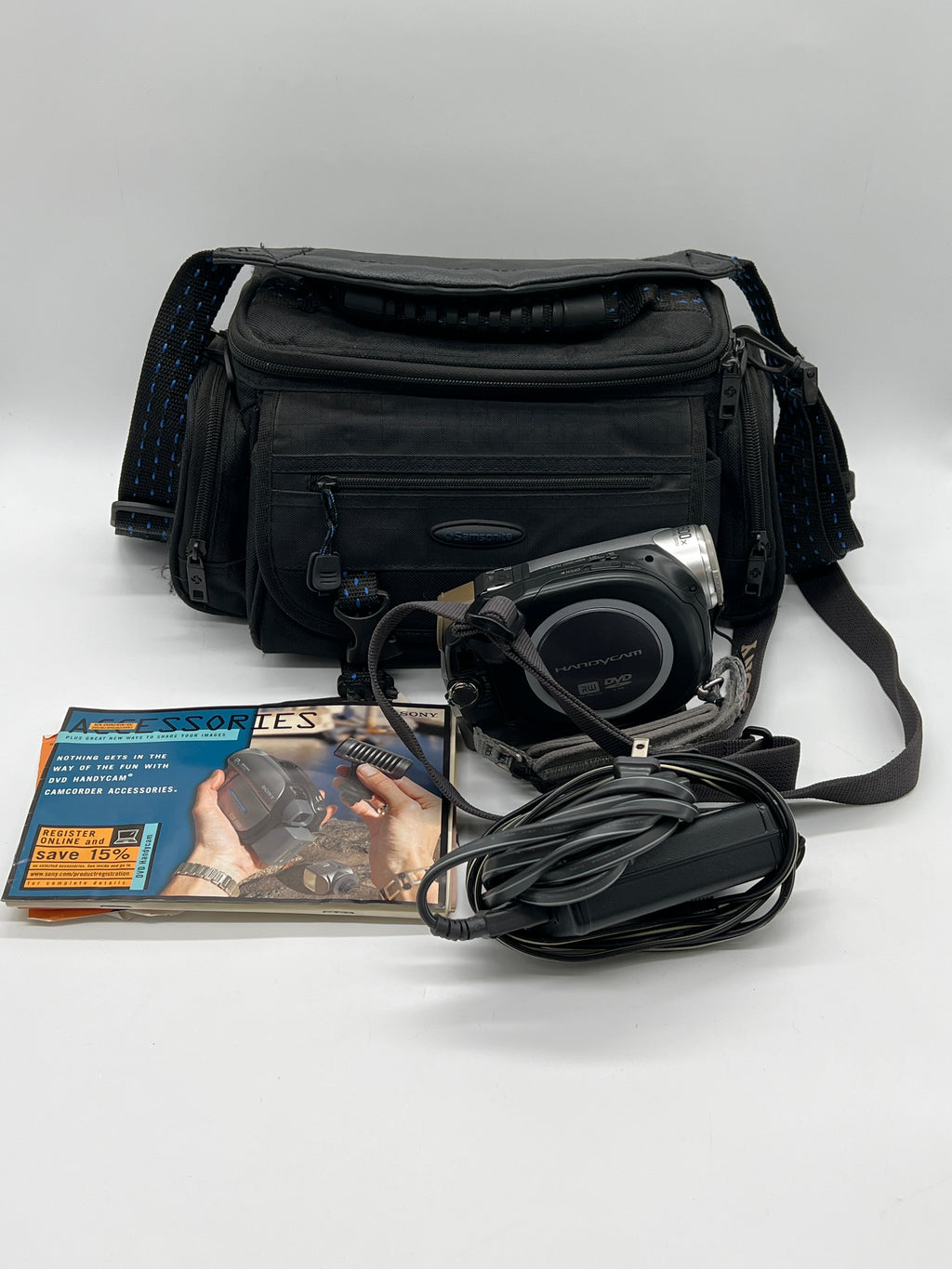 Sony HandyCam DCR-DVD92 Digital Mini DVD Video Camera Camcorder - Bad Battery