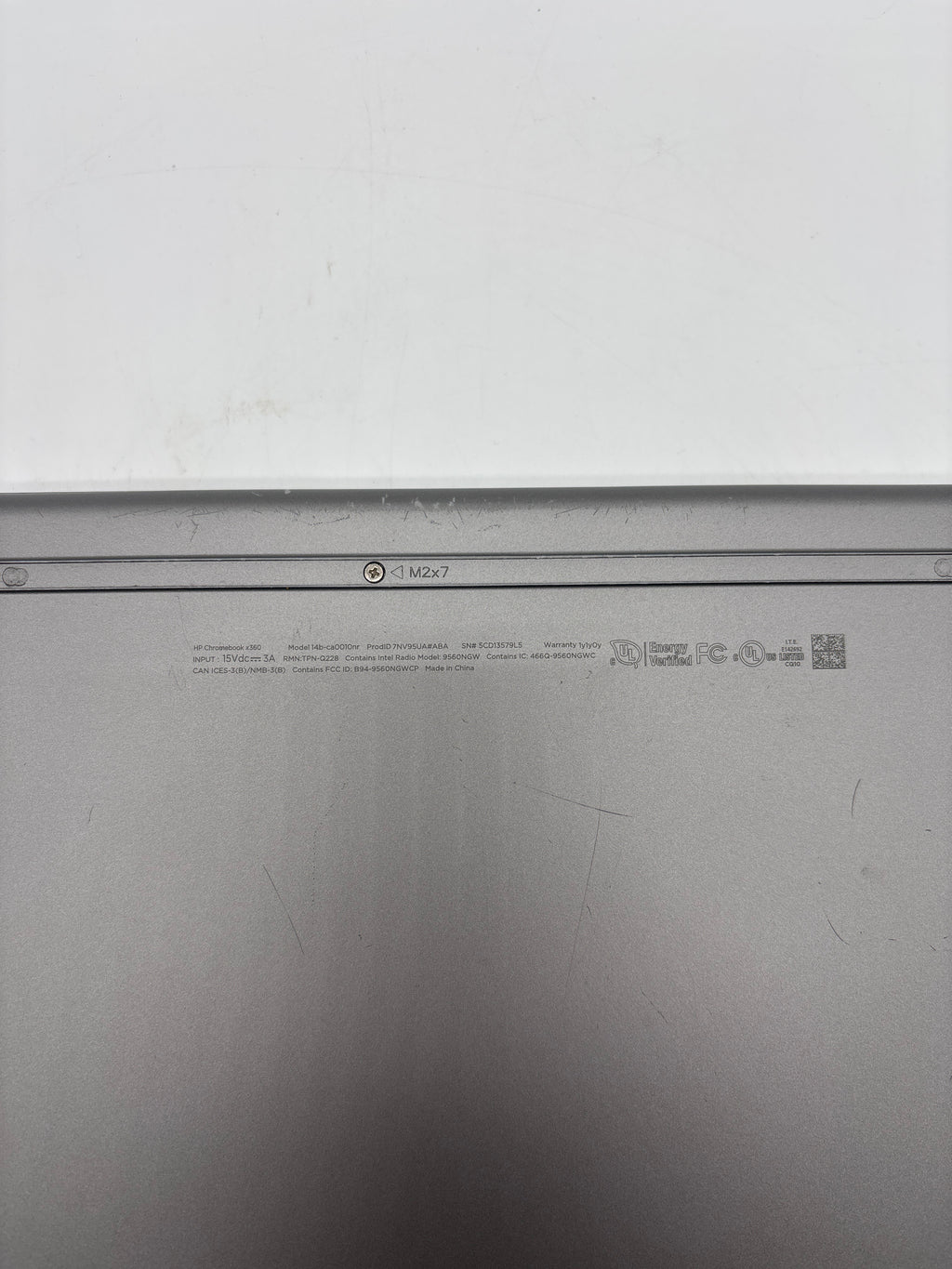 HP Chromebook x360 14B-CA0010NR Intel Celeron 4GB RAM 32GB eMMC