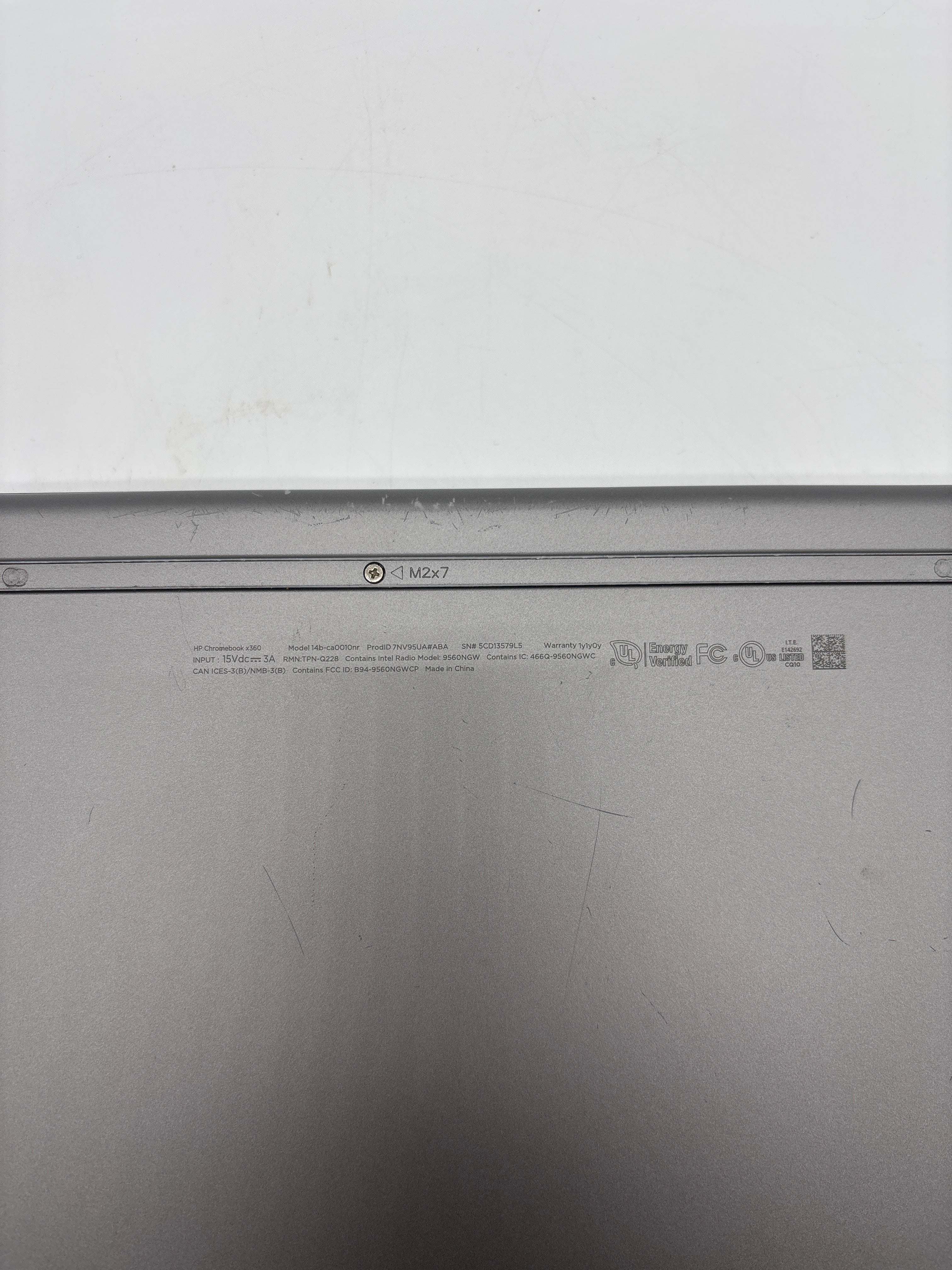 HP Chromebook x360 14B-CA0010NR Intel Celeron 4GB RAM 32GB eMMC