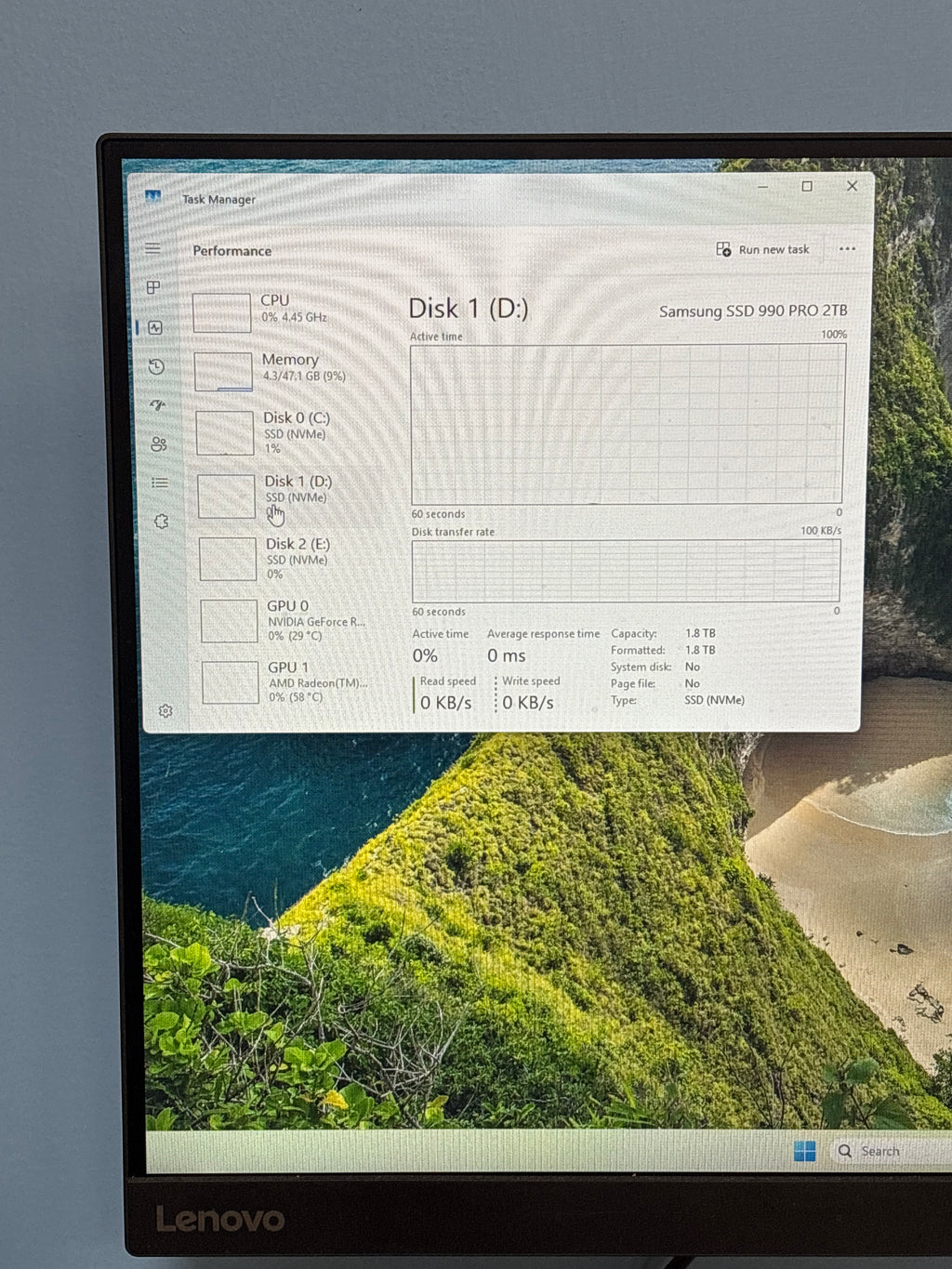 NZXT Custom Gaming Desktop Ryzen 9 7950X 48GB RAM 6TB SSD RTX 4070 12GB - Used