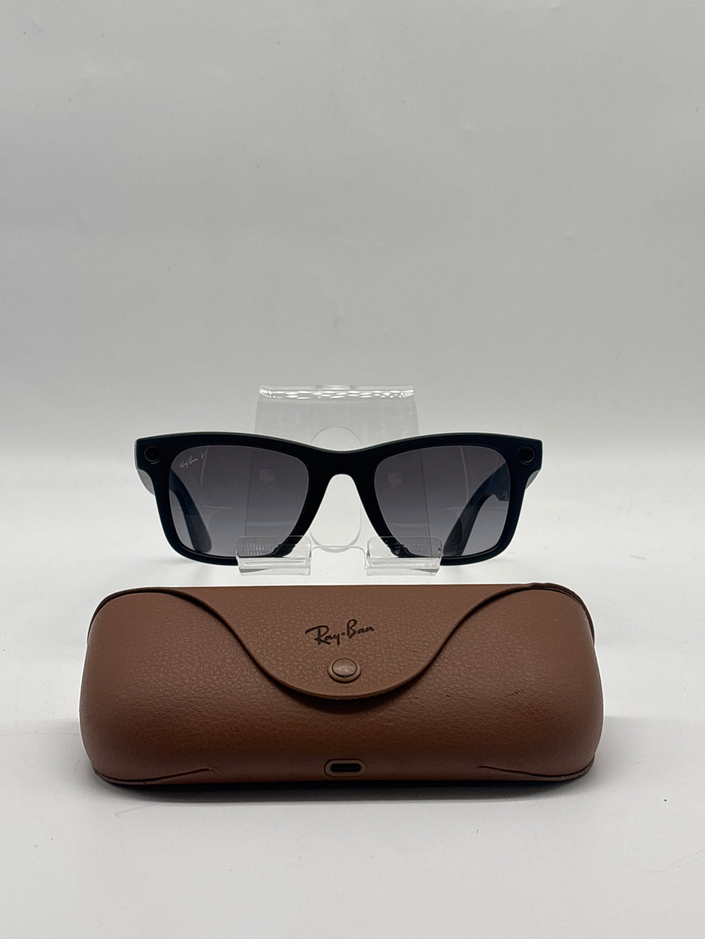 Ray-Ban Meta Wayfarer Smart Glasses RW4008 Matte Black Mirror Lenses - Used