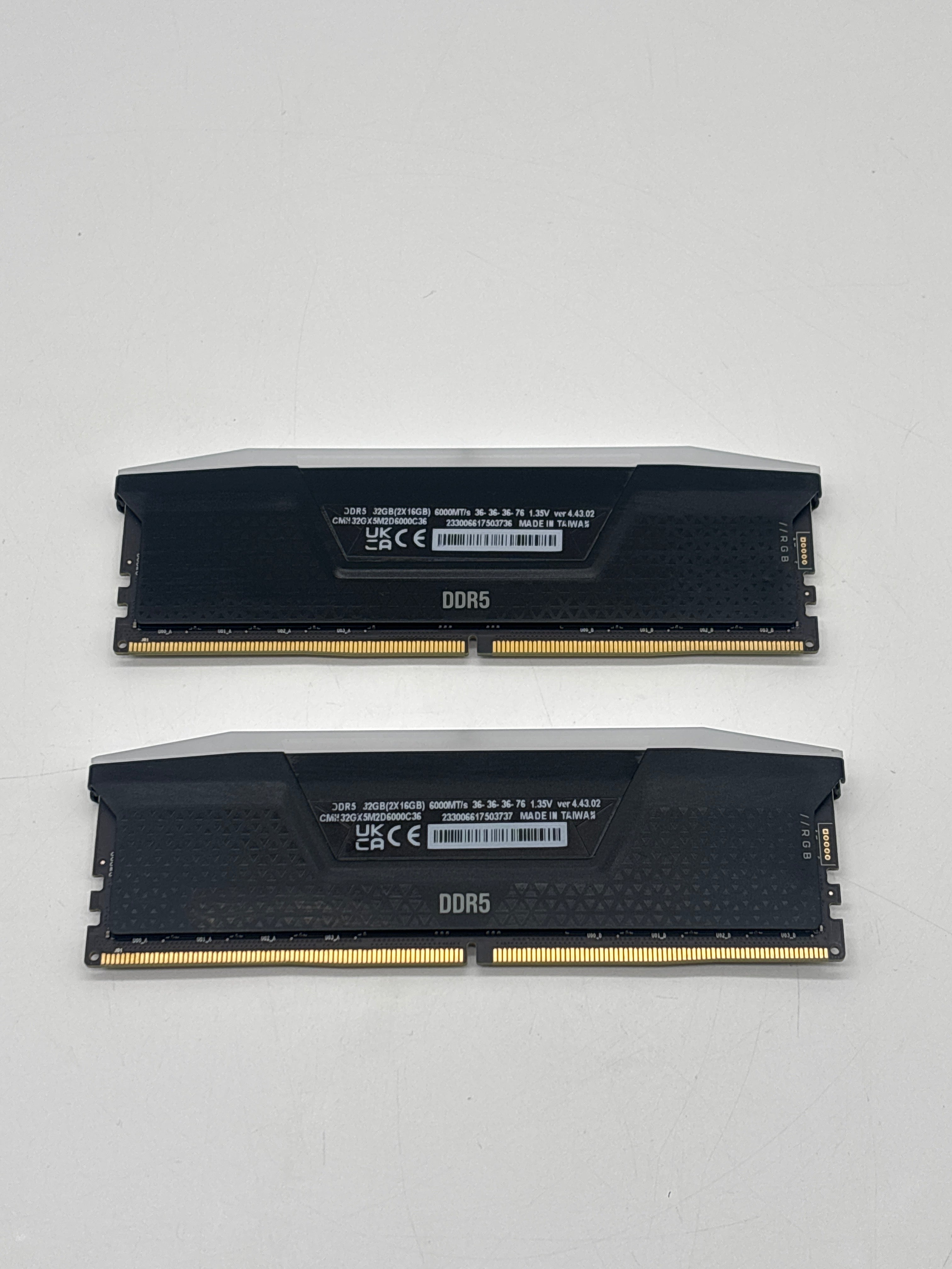 Corsair Vengeance DDR5 32GB (2x16GB) RAM 6000 MT/s