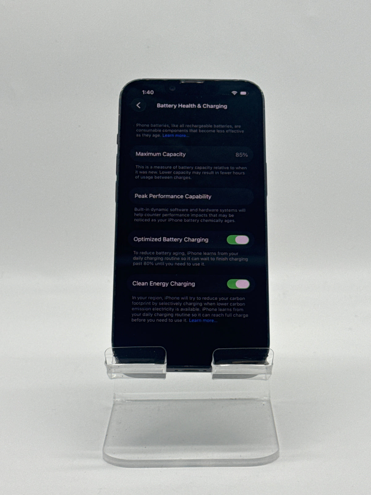 Apple iPhone 14 6.1" A2649 128GB Unlocked Midnight - Bottom Dent