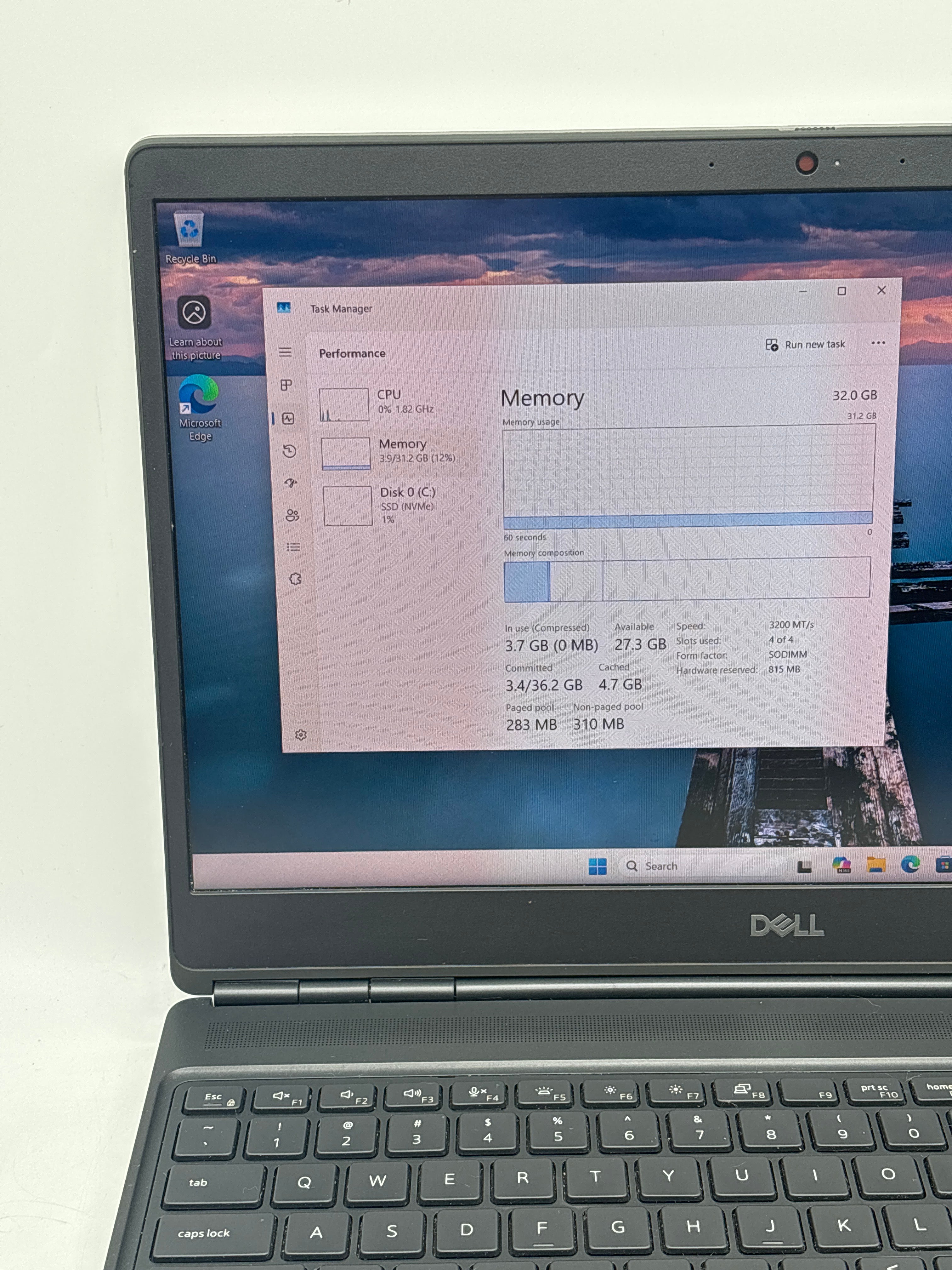Dell Precision 7560 i7-11850H 32GB RAM 512GB SSD NVIDIA T1200 - Remotely Managed