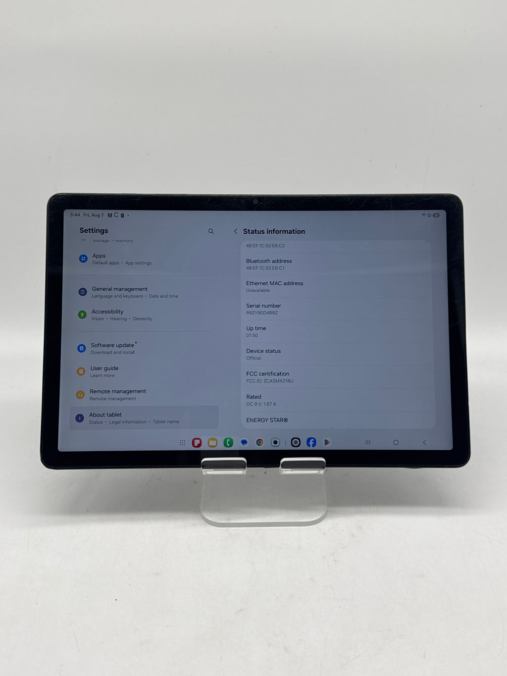 Samsung Galaxy Tab A9+ 5G SM-X218U 11" 64GB Wi-Fi + Cellular Graphite - T-Mobile Locked