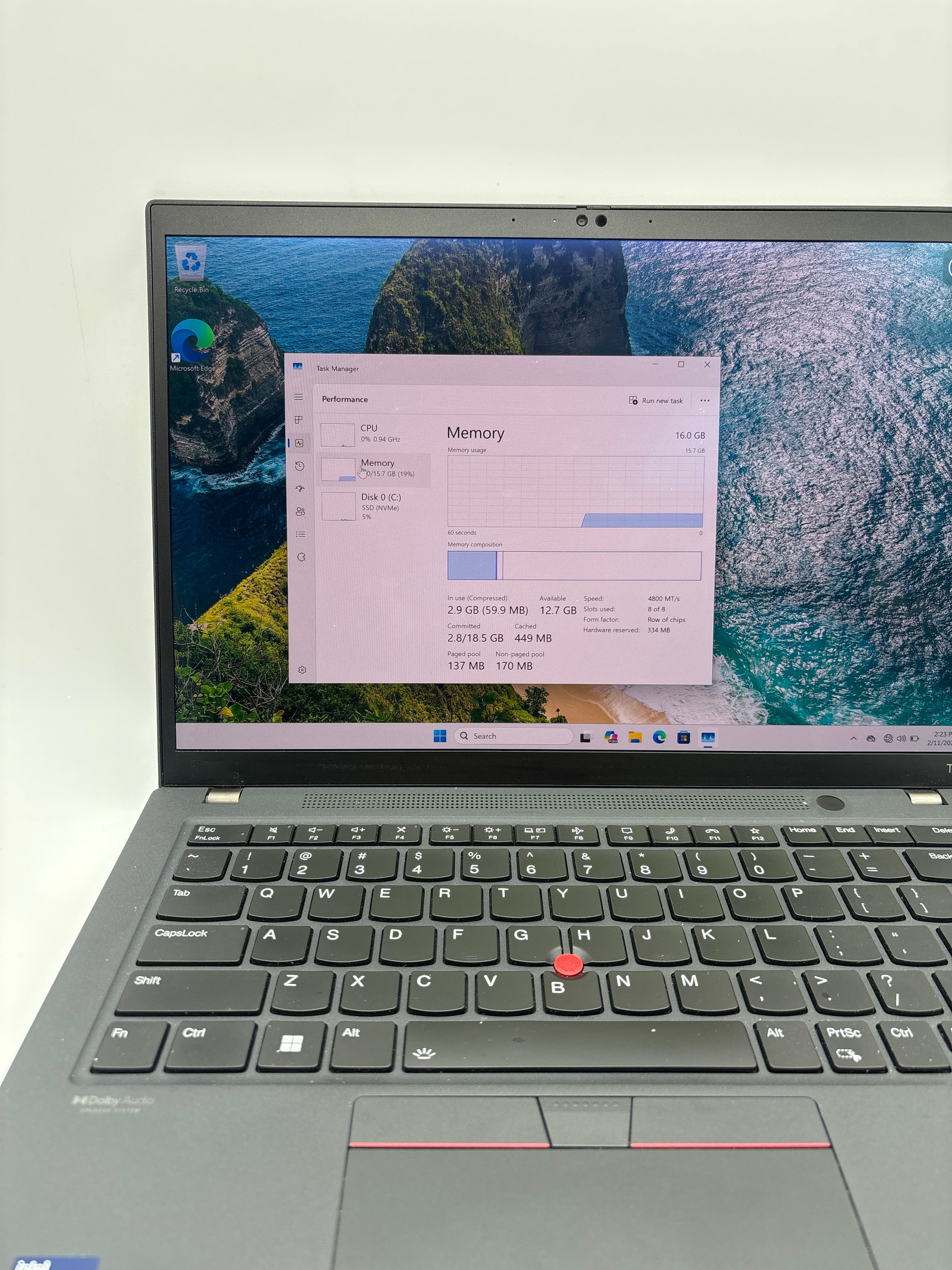 Lenovo ThinkPad T14s Gen 3 i7-1270P 16GB RAM 512GB SSD - For Parts (READ)