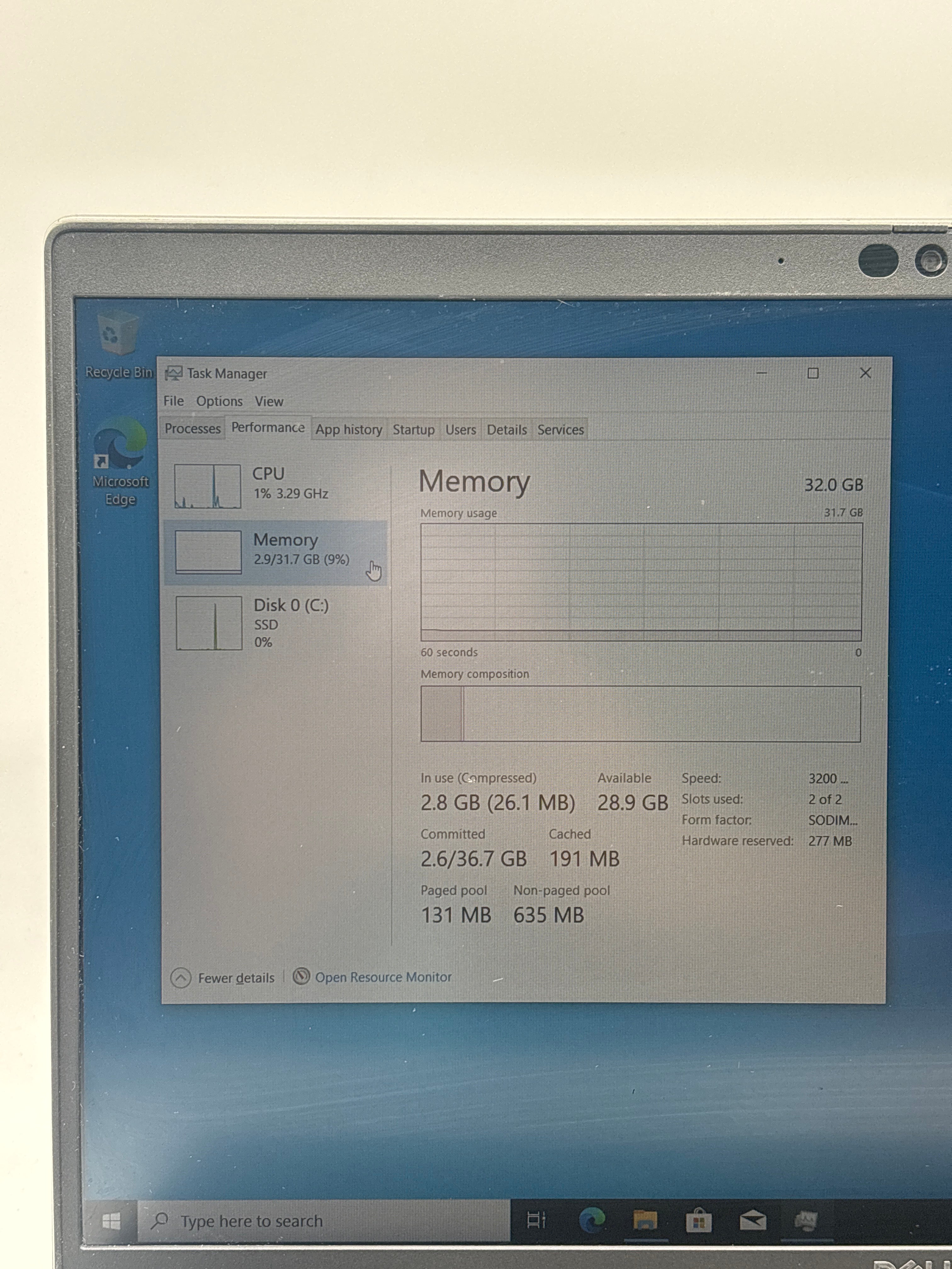 Dell Latitude 5520 15.6" i7-1185G7 32GB RAM 512GB SSD Silver