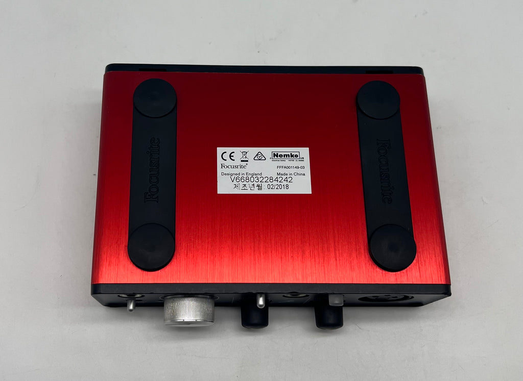 Focusrite Scarlett Solo Gen 2 Audio Interface - Used