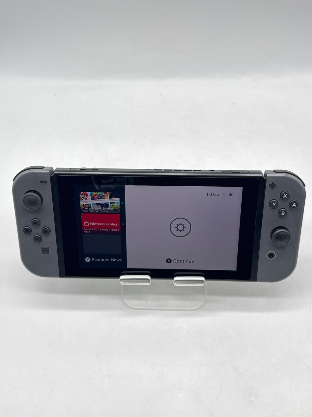 Nintendo Switch HAC-001 32GB Black Console with Joy-Con, Dock and Animal Crossing Game - Used