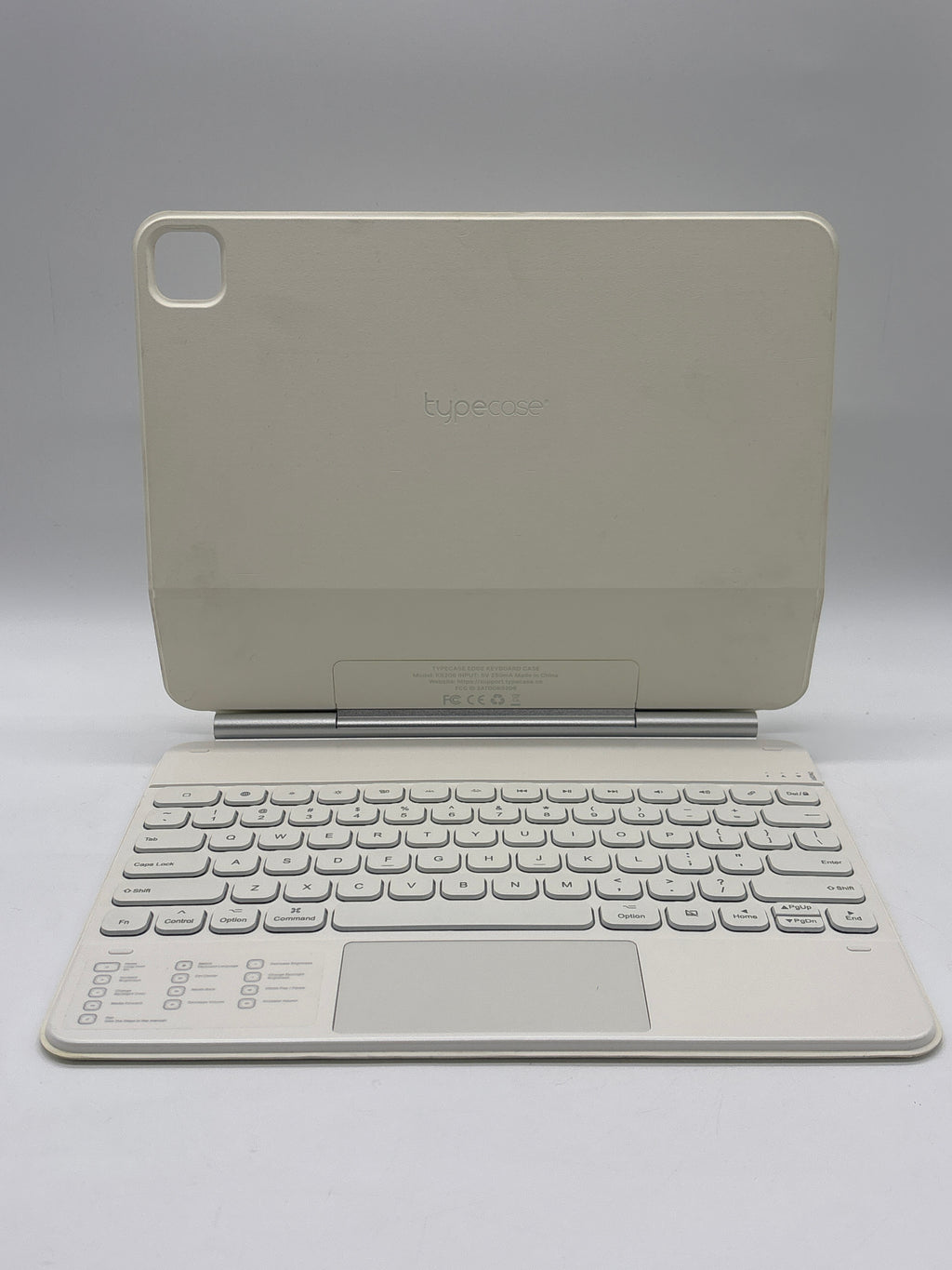 Typecase Edge Keyboard Case for Apple iPad Pro 12.9 in - White