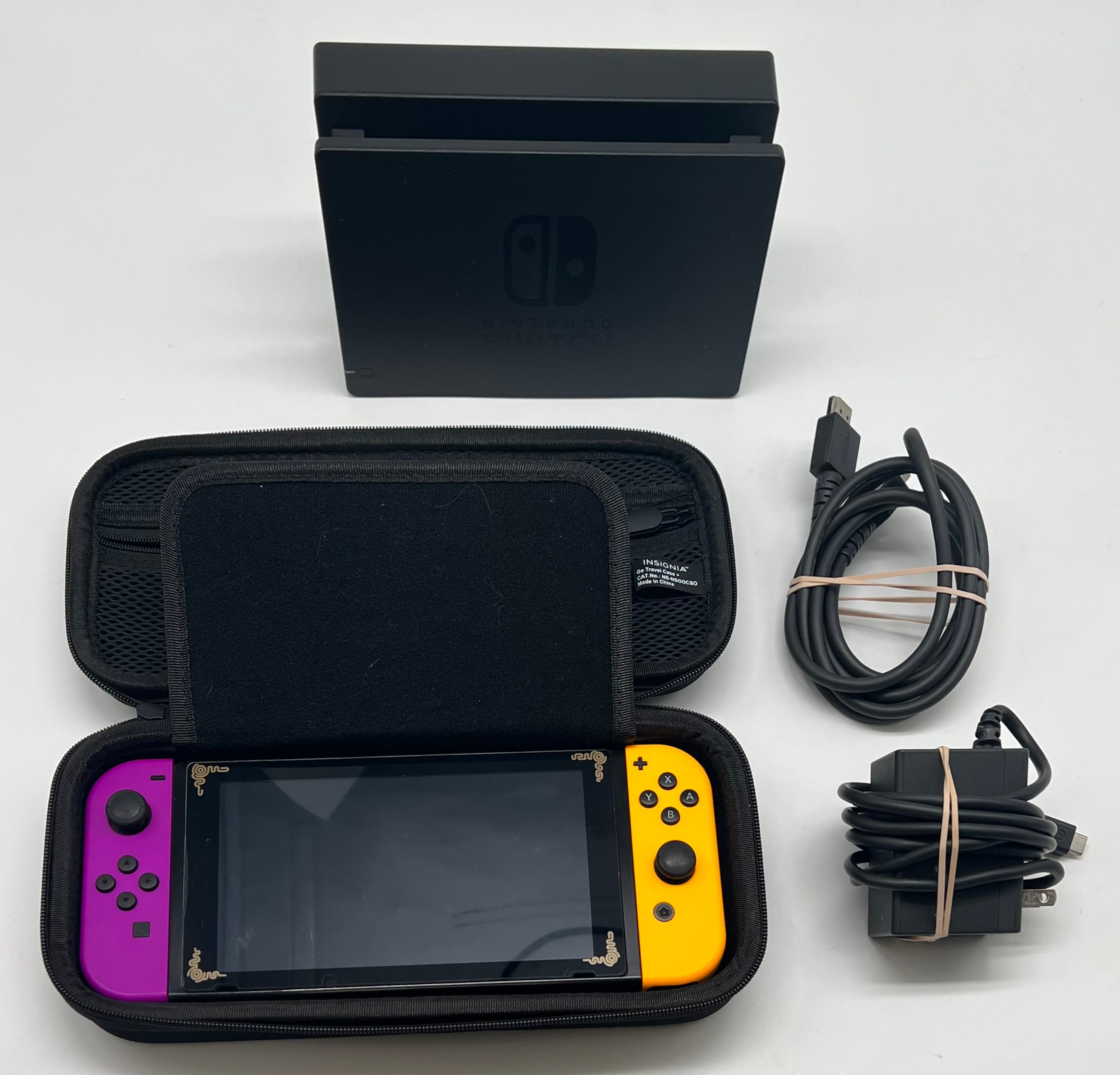 Nintendo Switch (HAC-001) Purple/Orange 2017 32GB - Used