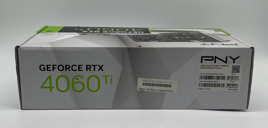 PNY GeForce RTX 4060 Ti VERTO Dual Fan 8GB GDDR6 Graphics Card - Used With Box