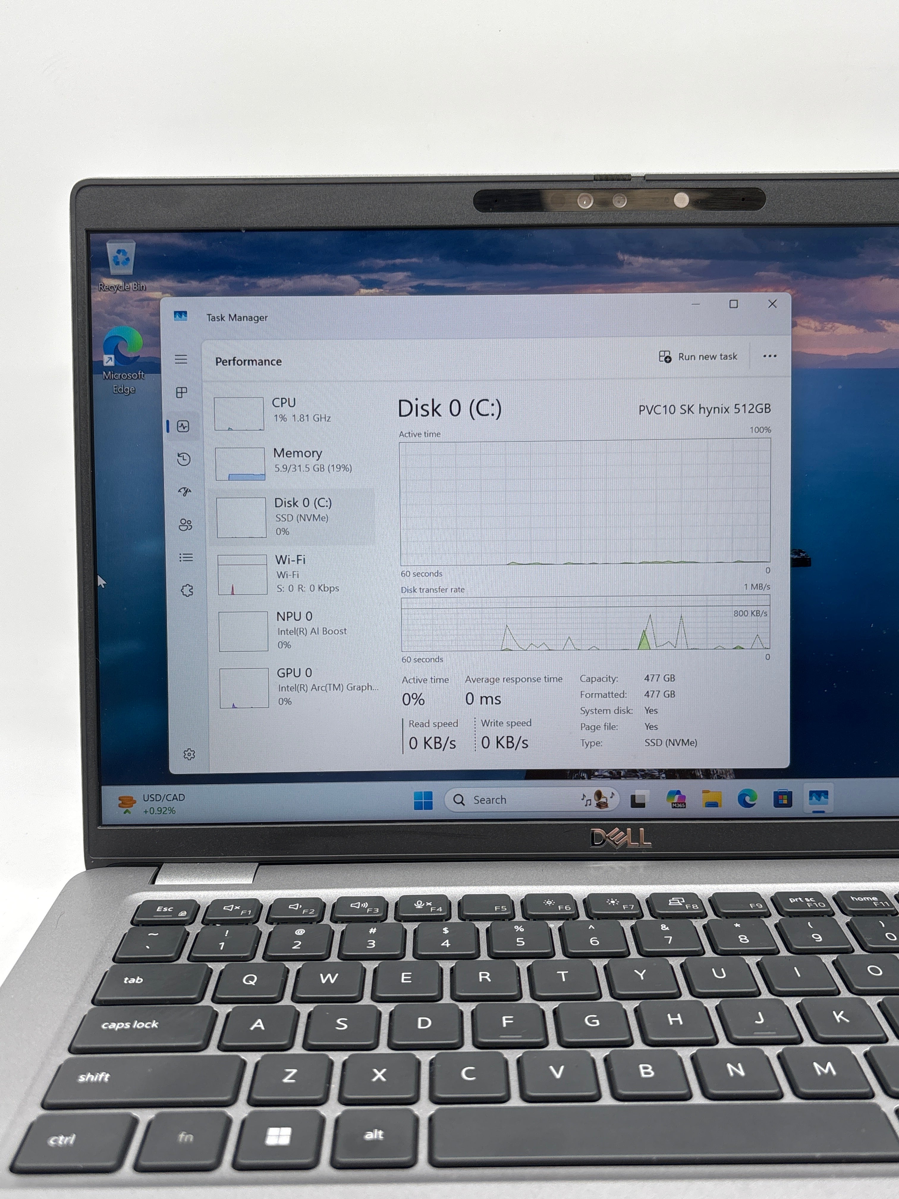 Dell Latitude 5450 14 in Ultra 7 165H 32GB RAM 512GB SSD Silver - Used