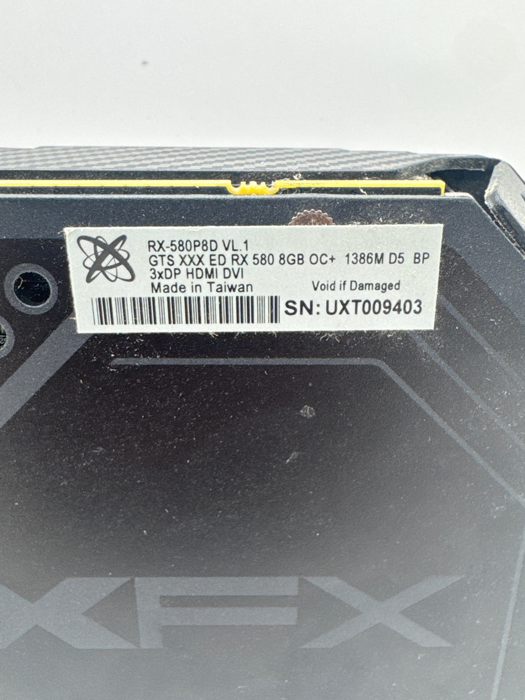 XFX Radeon RX 580 8GB GDDR5 Graphics Card RX-CYBER8