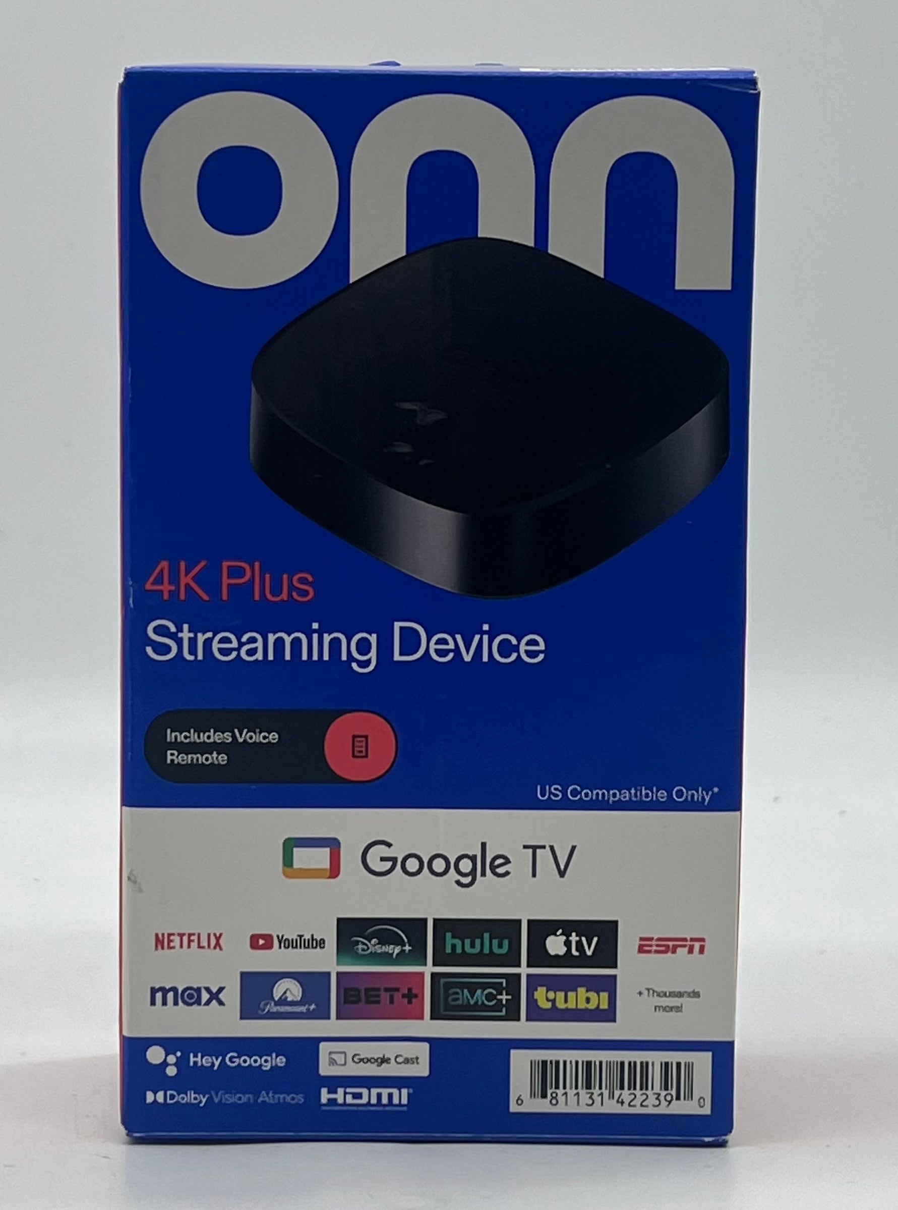 ONN Google TV 4K Plus Black - Open Box