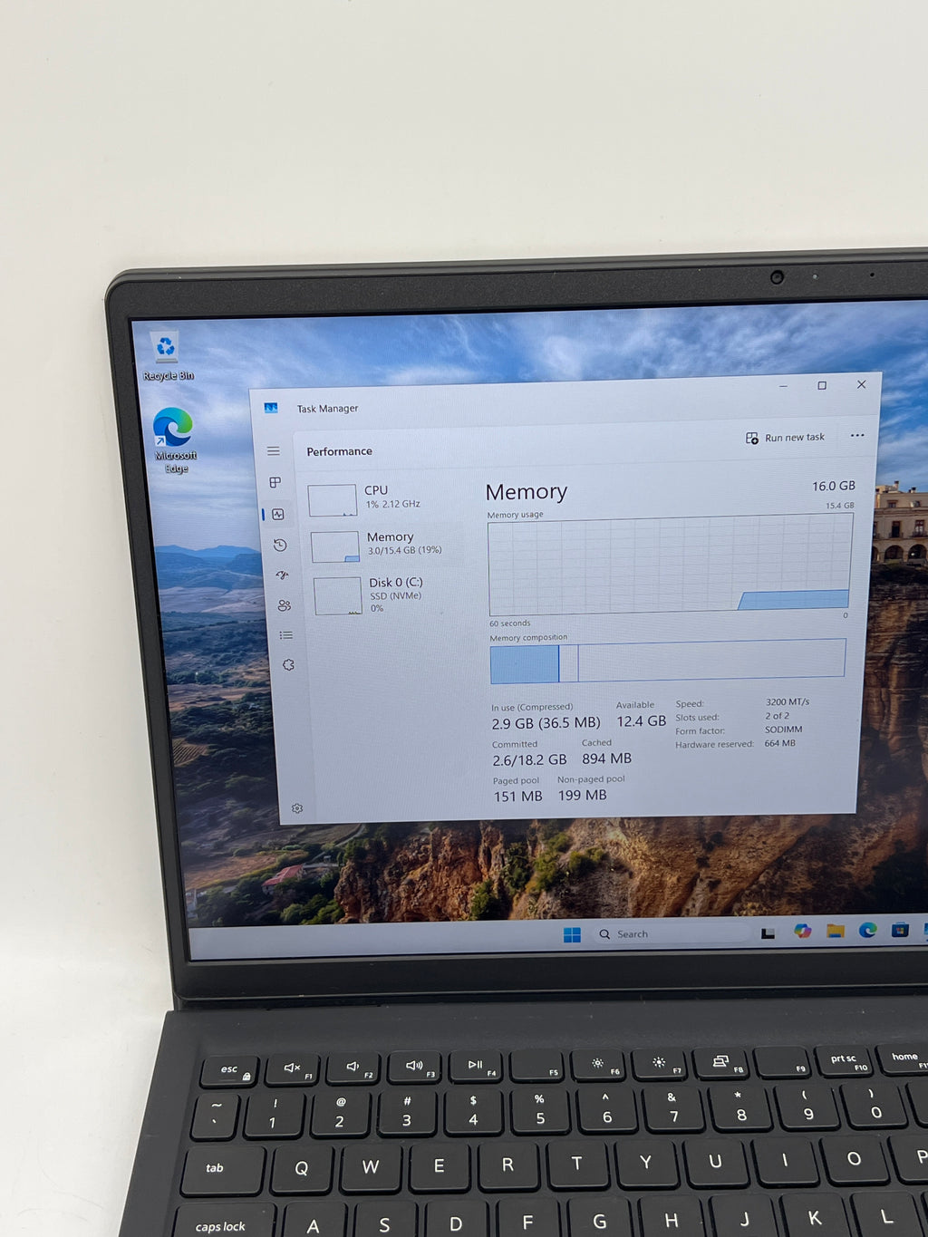 Dell Inspiron 3535 15.6" AMD Ryzen 7 7730U 16GB RAM 512GB SSD Black - For Parts