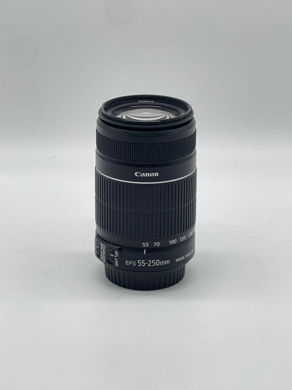 Canon EF-S 55-250mm F/4-5.6 IS Telephoto Zoom Lens 2044B002 Black Used