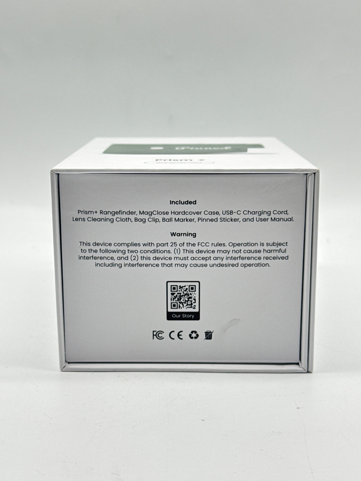 Pinned Prism+ Golf Rangefinder Green - Open Box