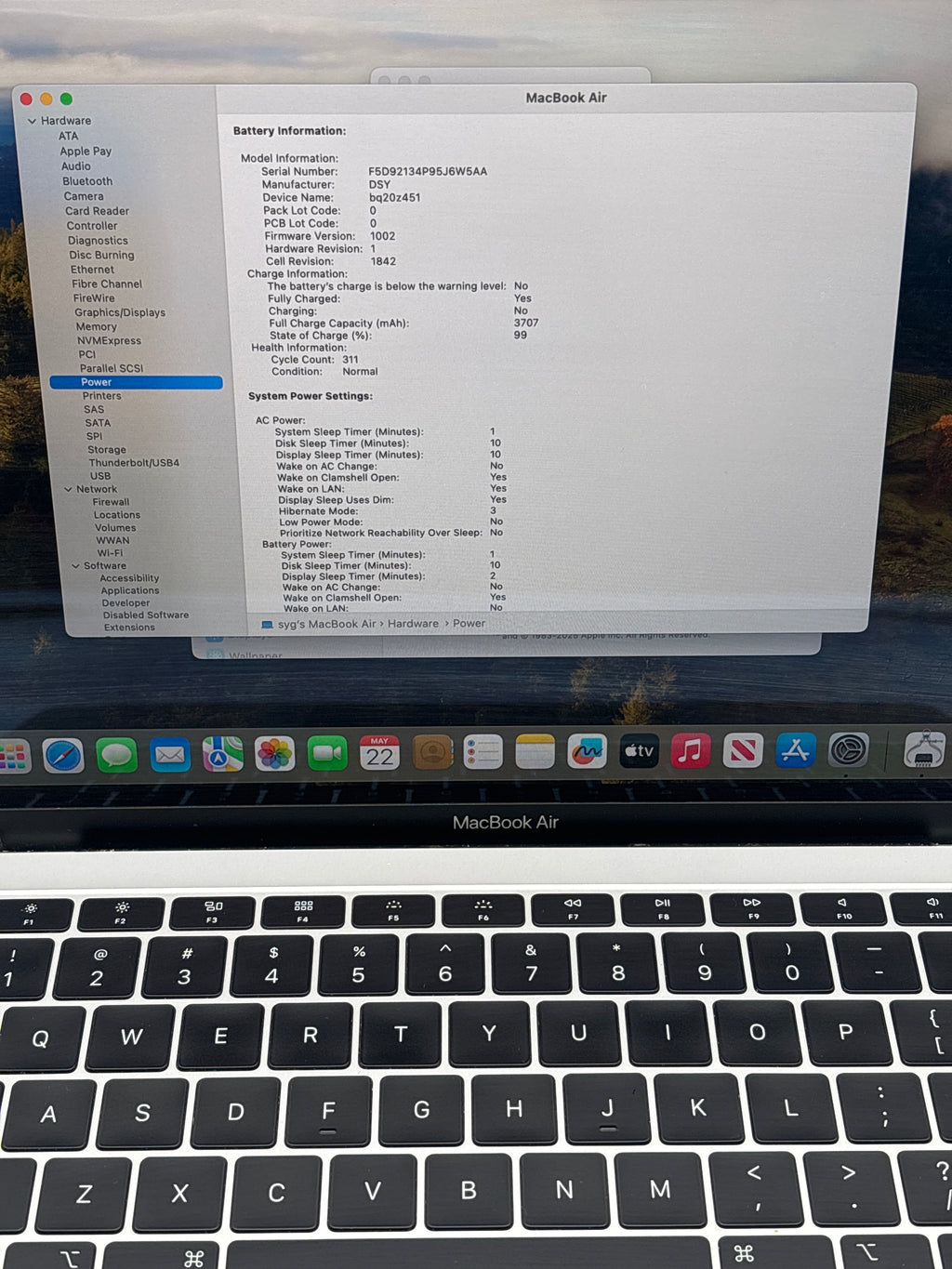 Apple MacBook Air 13" A1932 i5 8GB RAM 128GB SSD