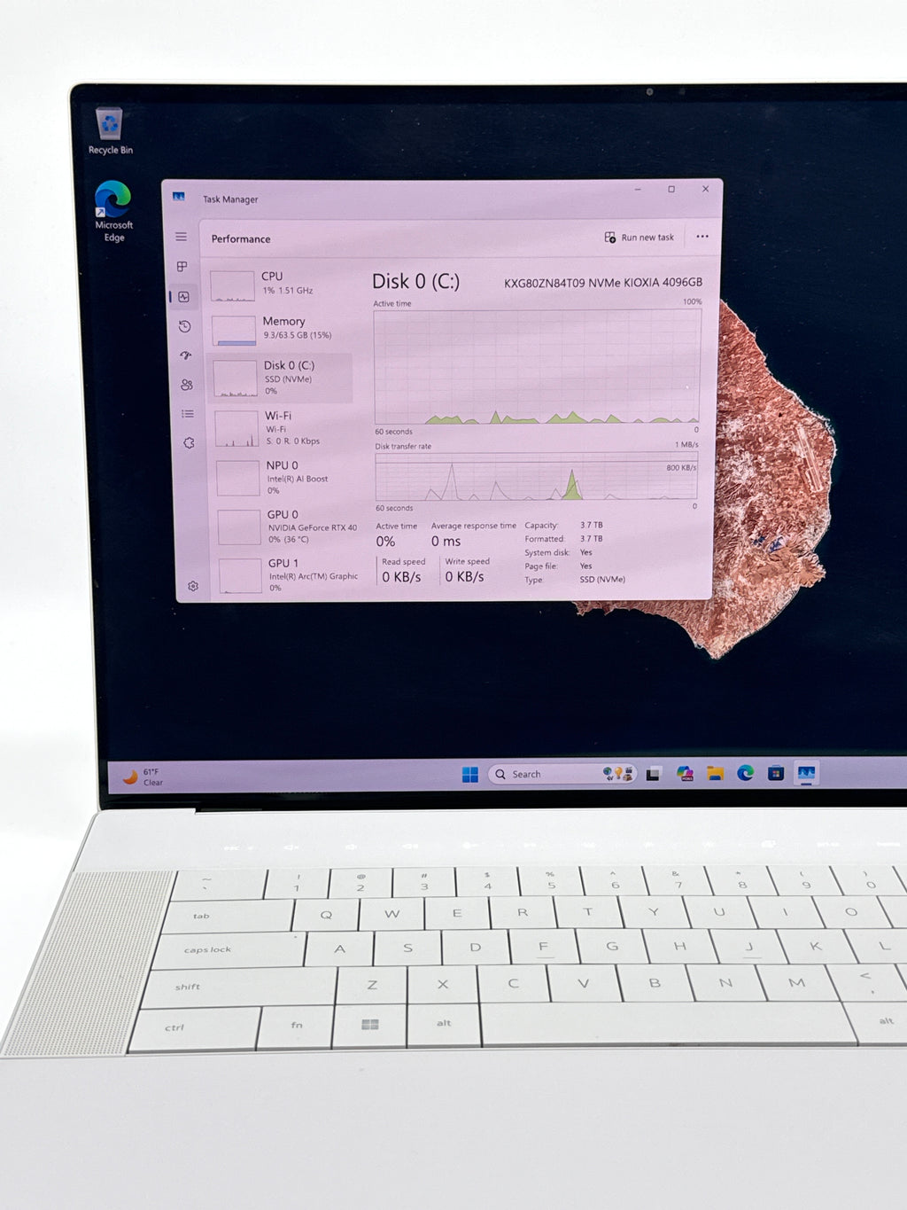 Dell XPS 16 9640 Ultra 9 64GB RAM 4TB SSD RTX 4060 Touch 4K OLED