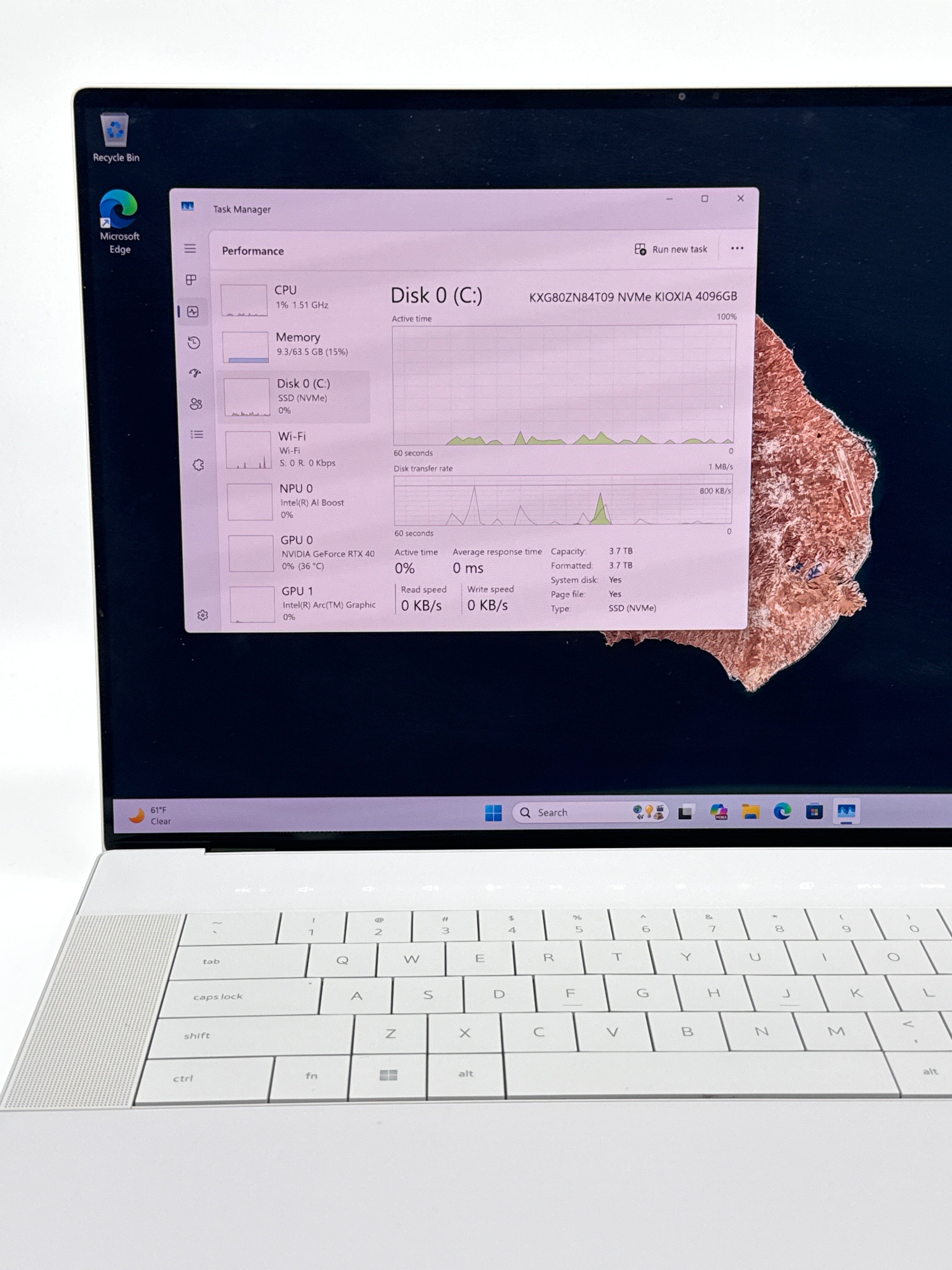 Dell XPS 16 9640 Ultra 9 64GB RAM 4TB SSD RTX 4060 Touch 4K OLED