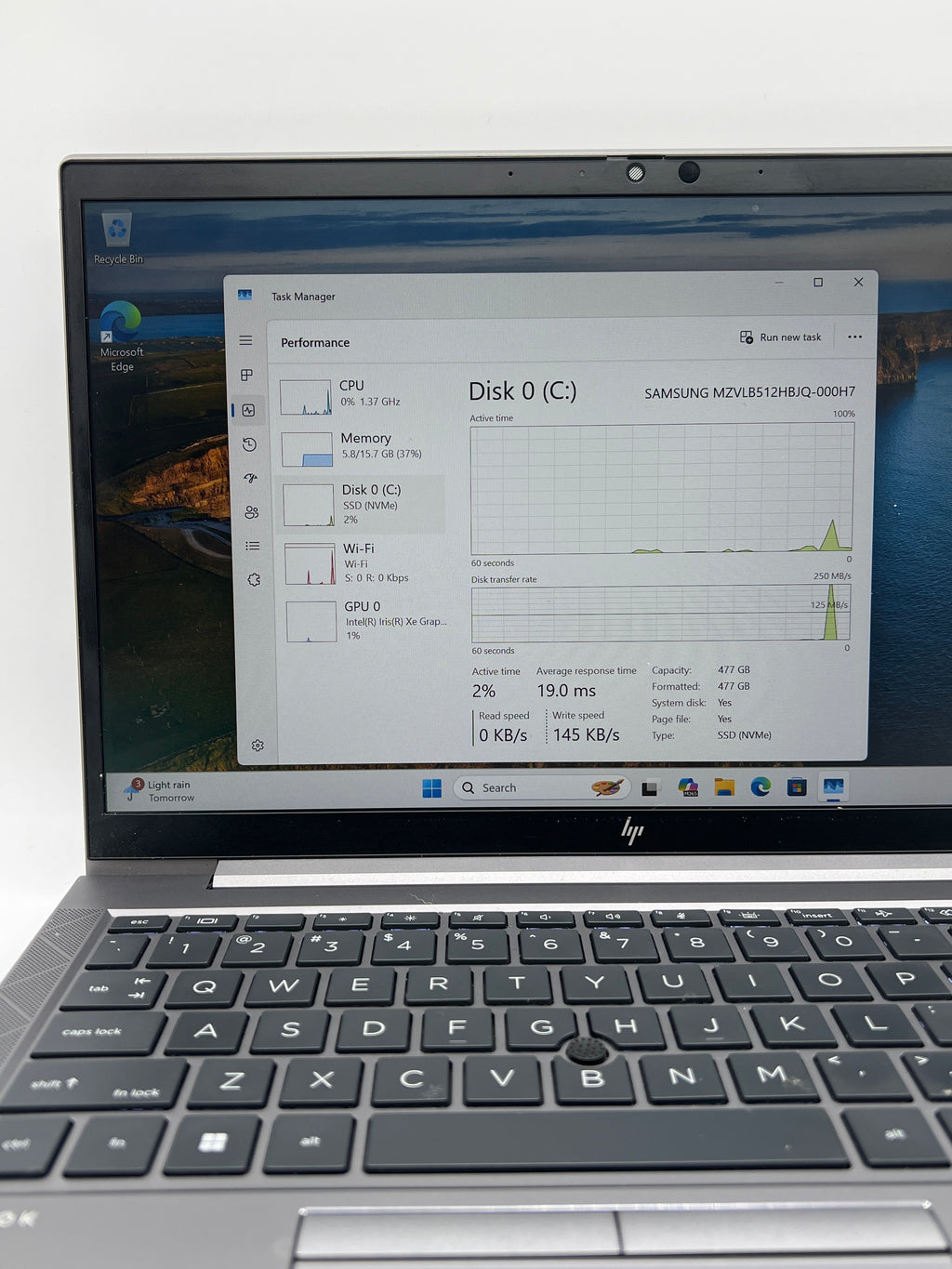 HP ZBook Firefly 14 G8 14 i7-1185G7 16GB RAM 512GB SSD - Used