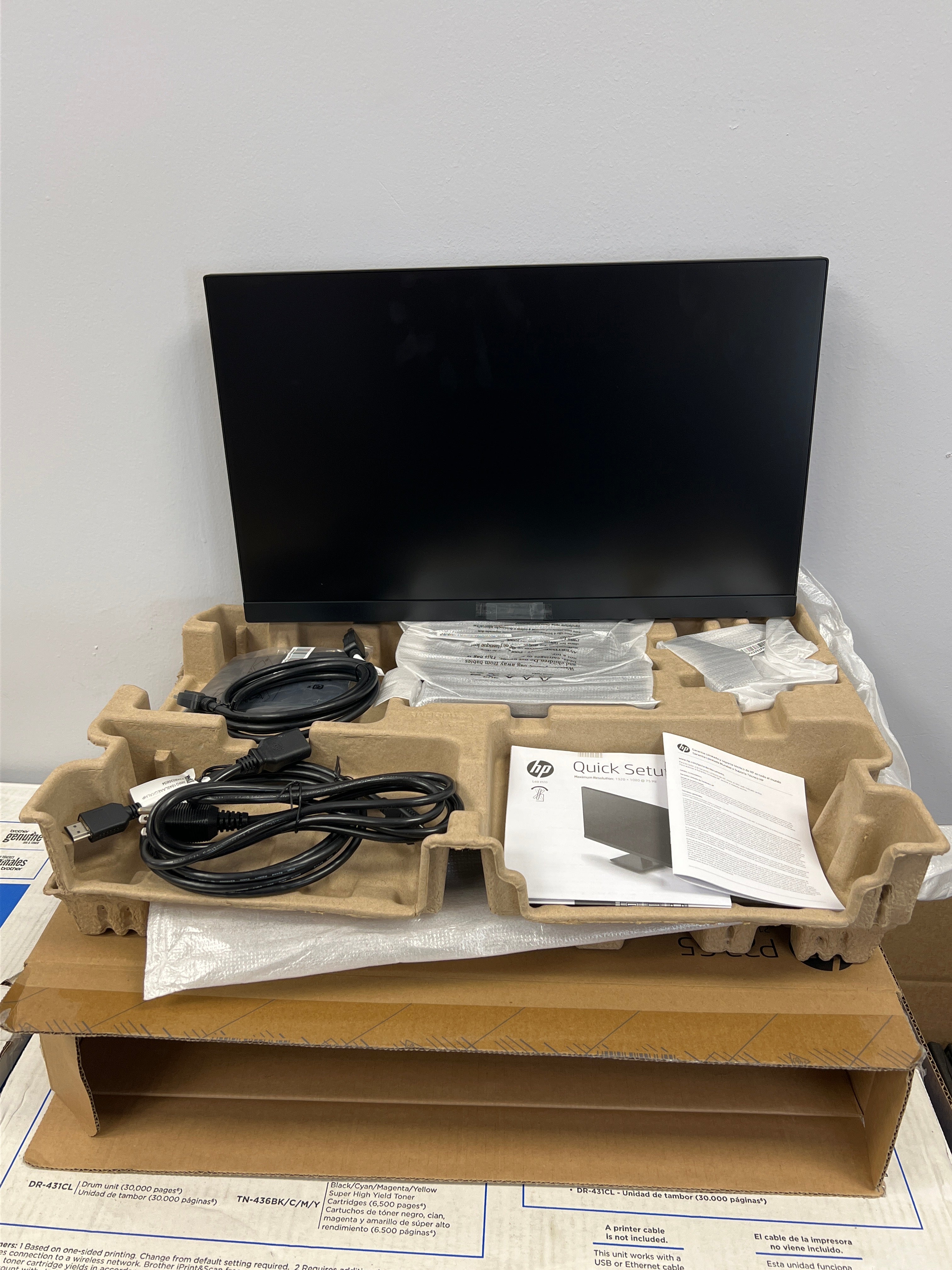 HP P22 G5 21.5" FHD Monitor Black - New