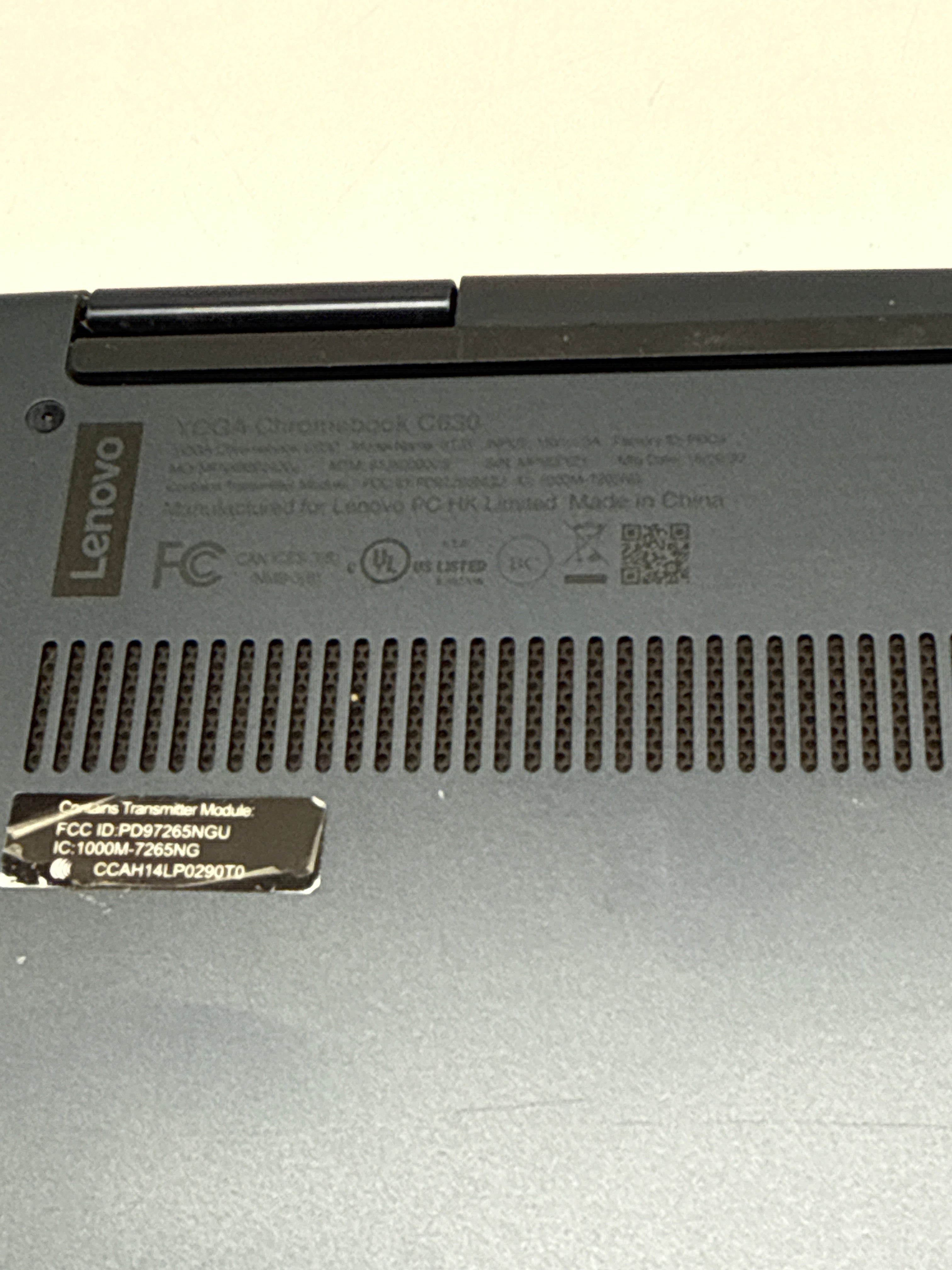 Lenovo Yoga Chromebook C630 15.6" 8GB RAM 128GB SSD - Used