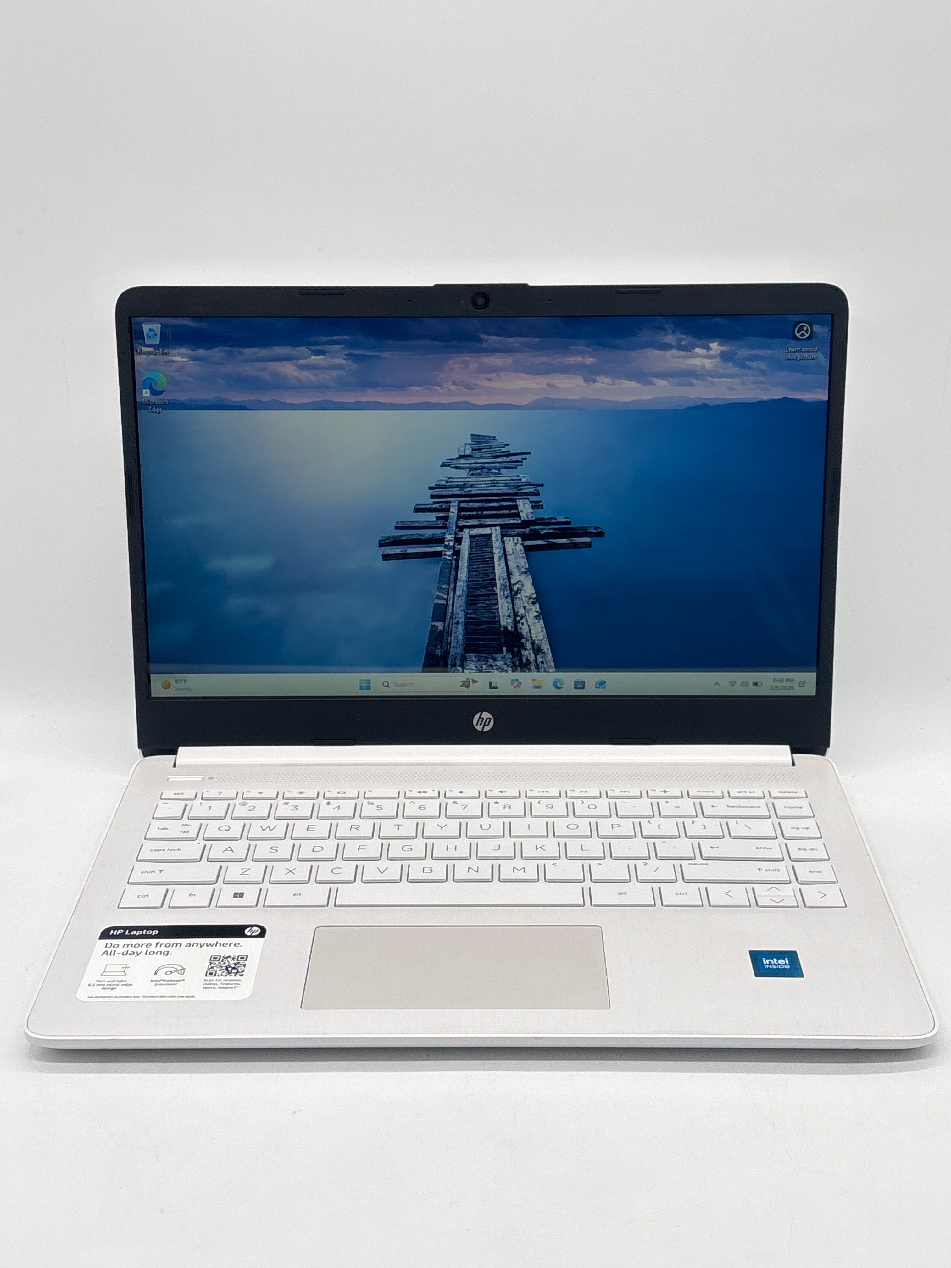 HP Laptop 14-dq0052dx Intel Celeron N4120 8GB RAM 64GB SSD - Used