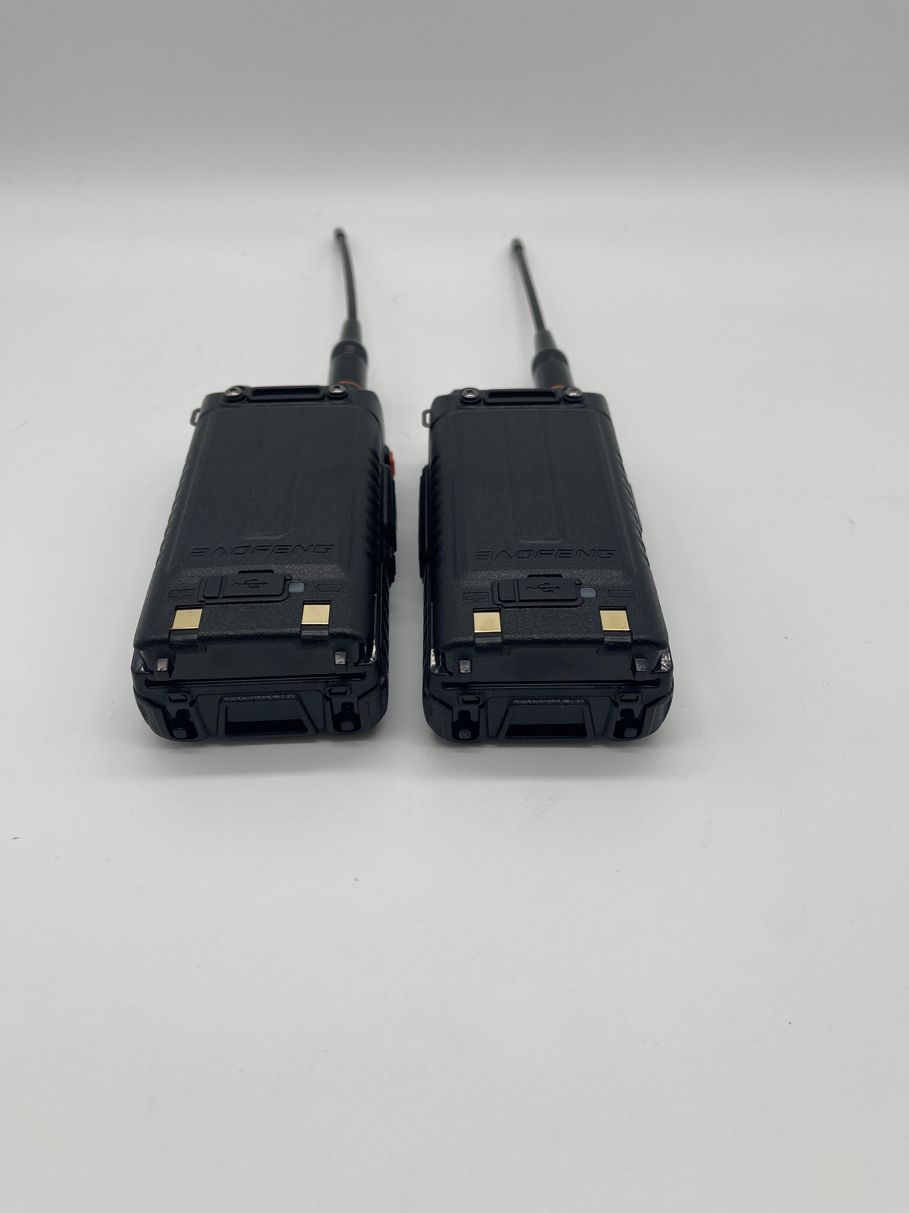 Lot of 2 BaoFeng UV-5G 2x 5W GMRS Radio 2500mAh USB-C Batteries 999 Channels