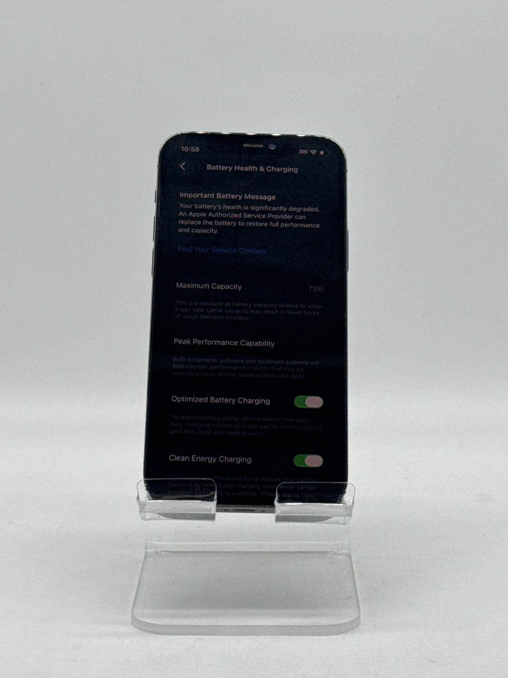 Apple iPhone 12 Pro 128GB Graphite Unlocked For Parts