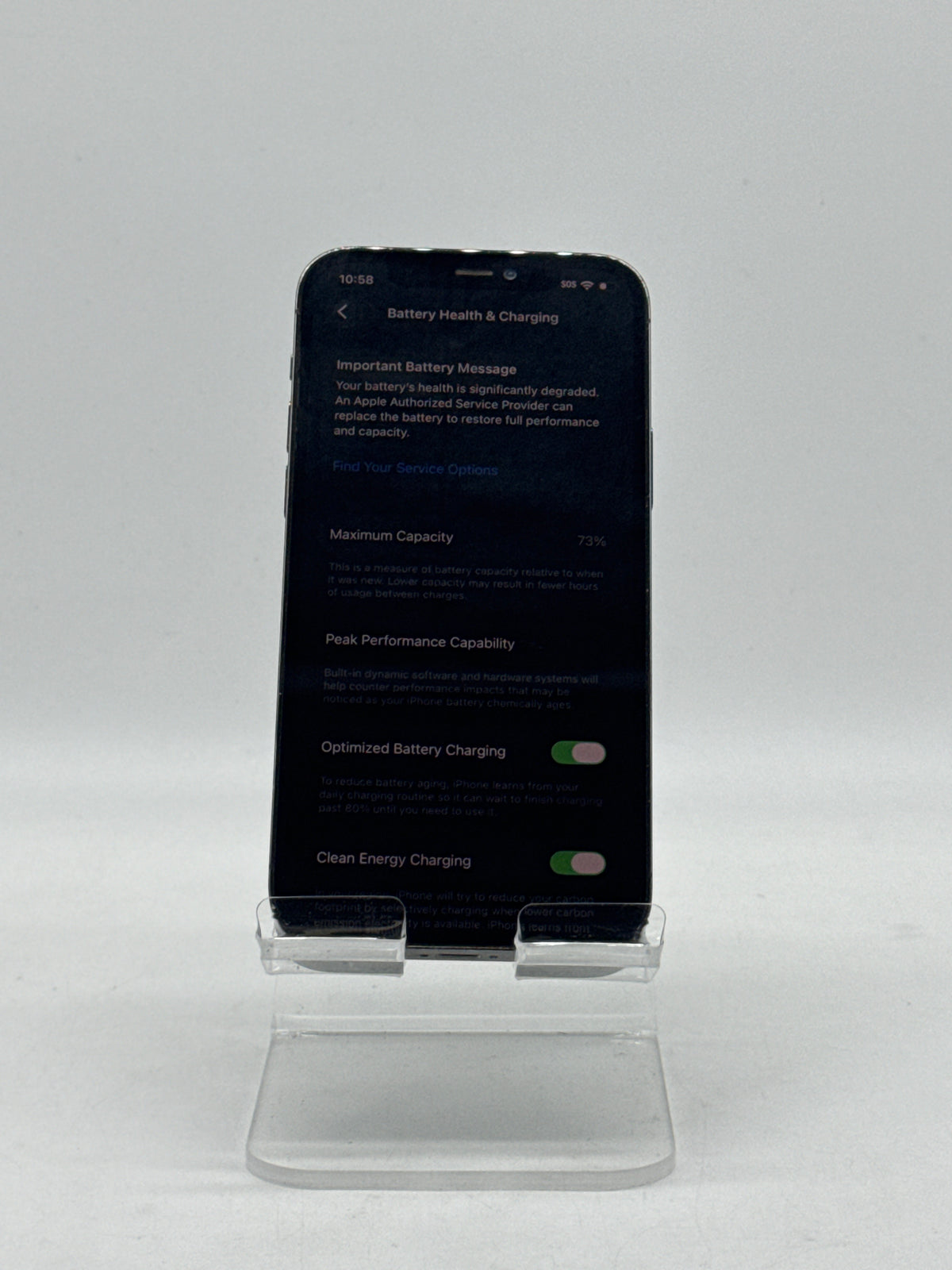 Apple iPhone 12 Pro 128GB Graphite Unlocked For Parts