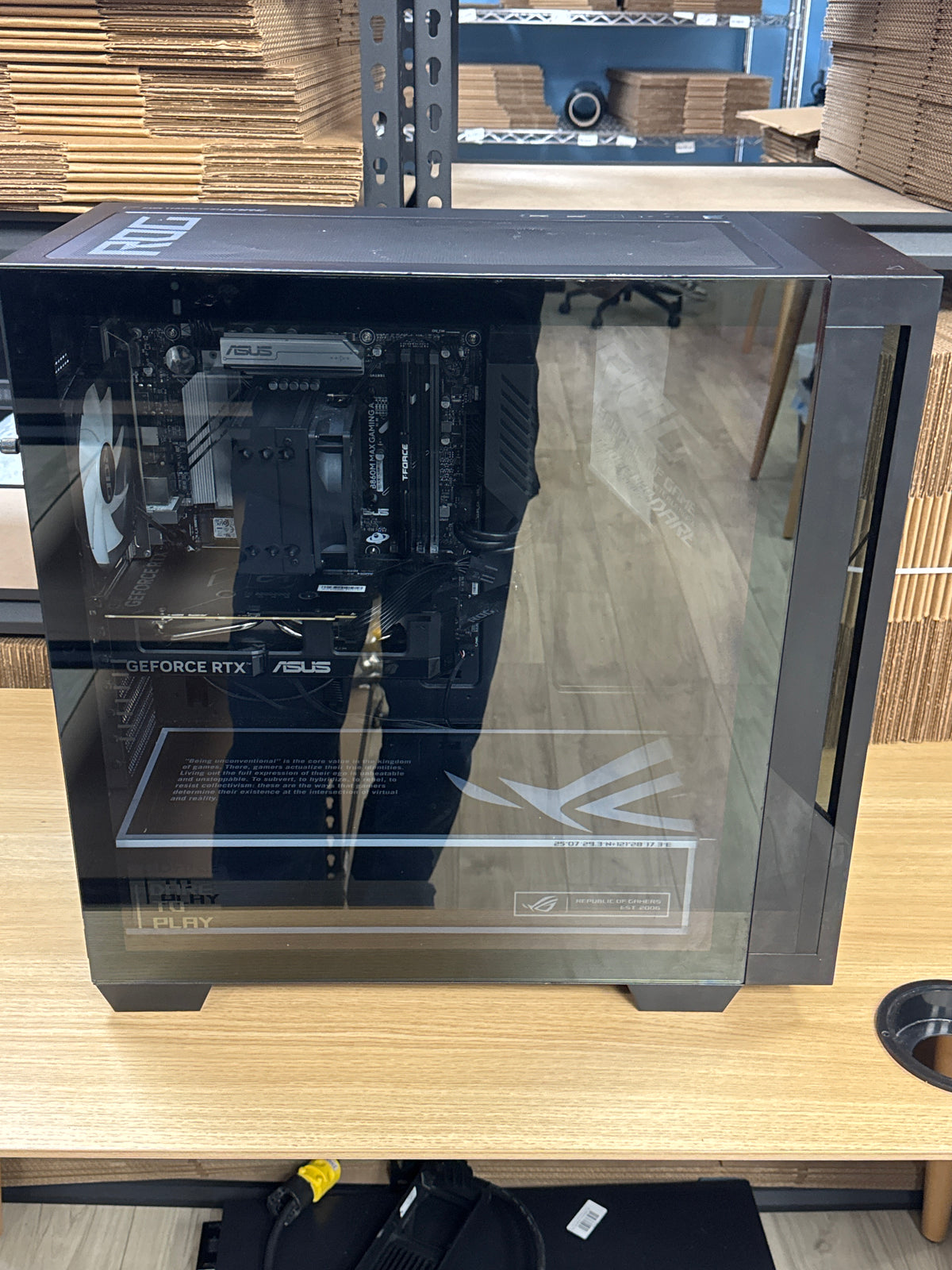Asus ROG G700 Desktop Ultra 5 225F 16GB RAM 1TB SSD RTX 5060 - Used