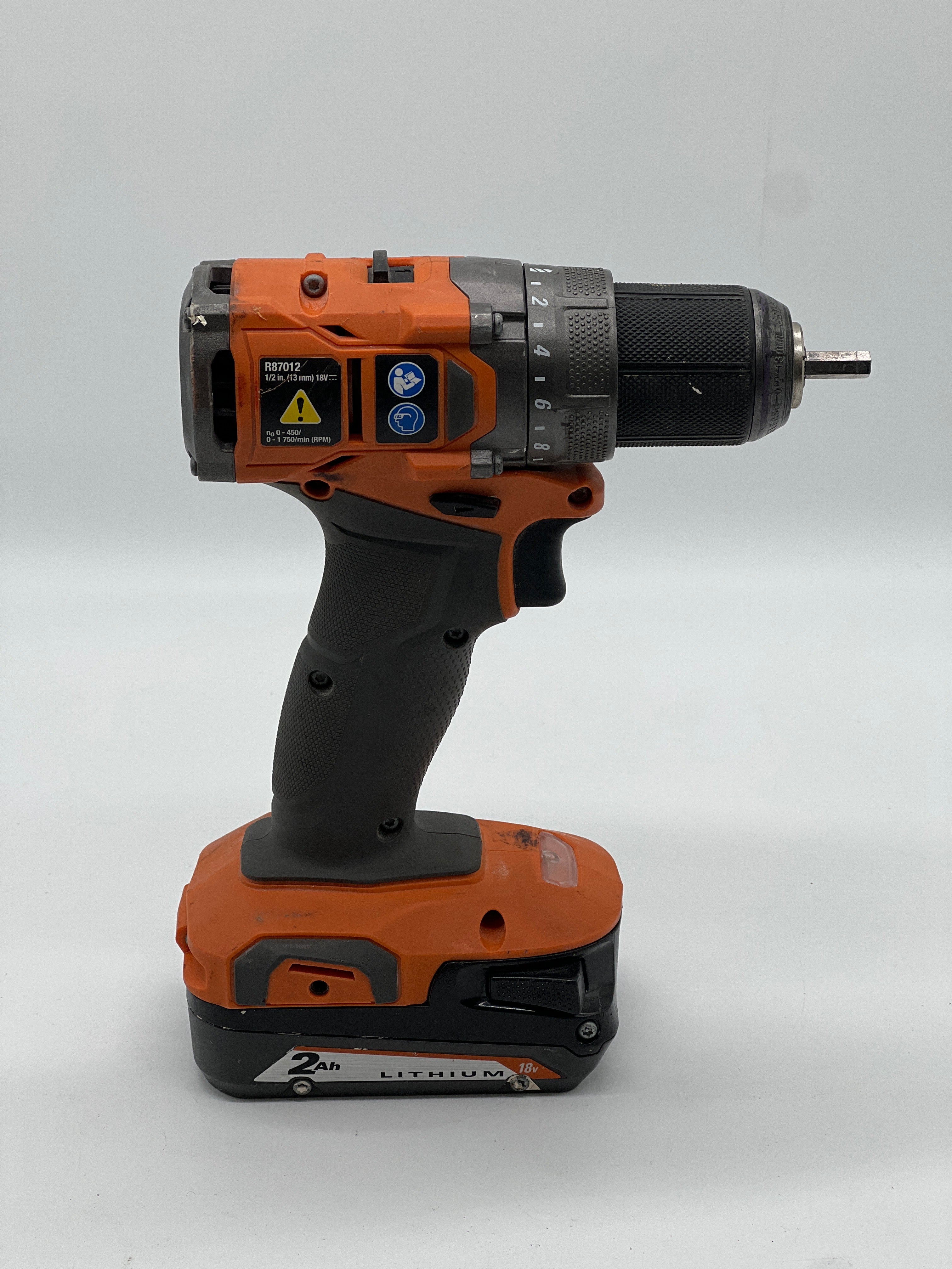 RIDGID R87012 Subcompact Brushless 1/2" Drill/Driver Kit - Used