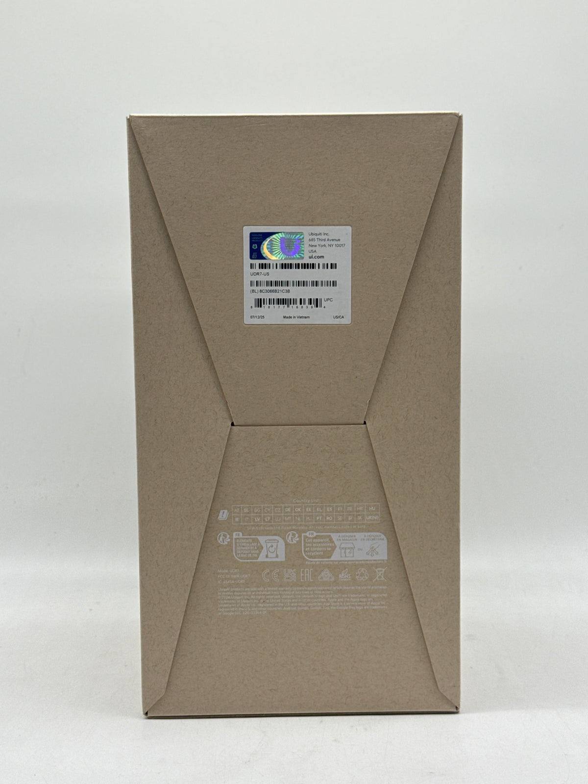 Ubiquiti UniFi UDR7-US Wi-Fi 7 Tri-Band 10G Cloud Gateway White - New