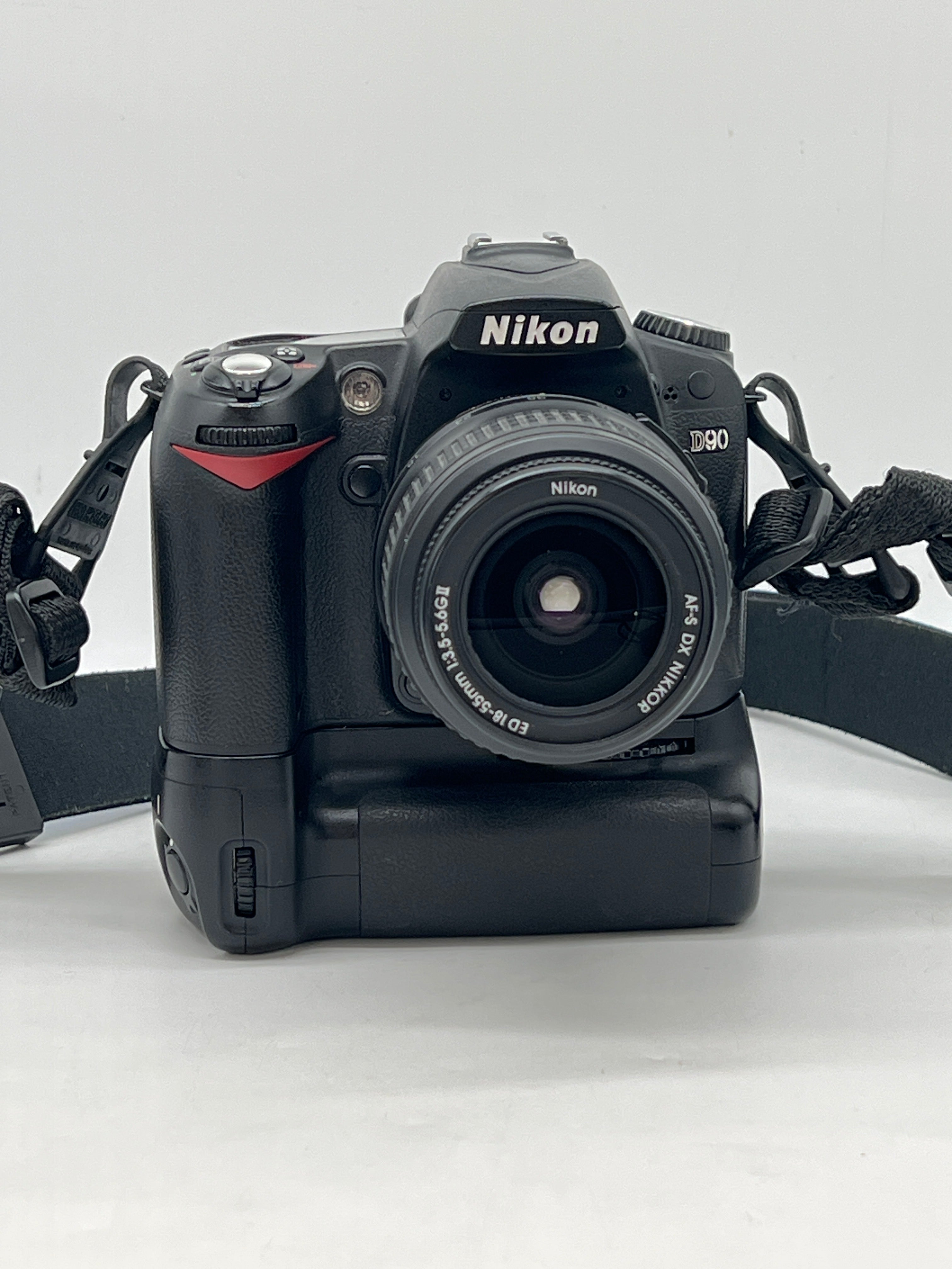 Nikon D90 Digital Camera with 18-55mm Lens Battery Grip - Used