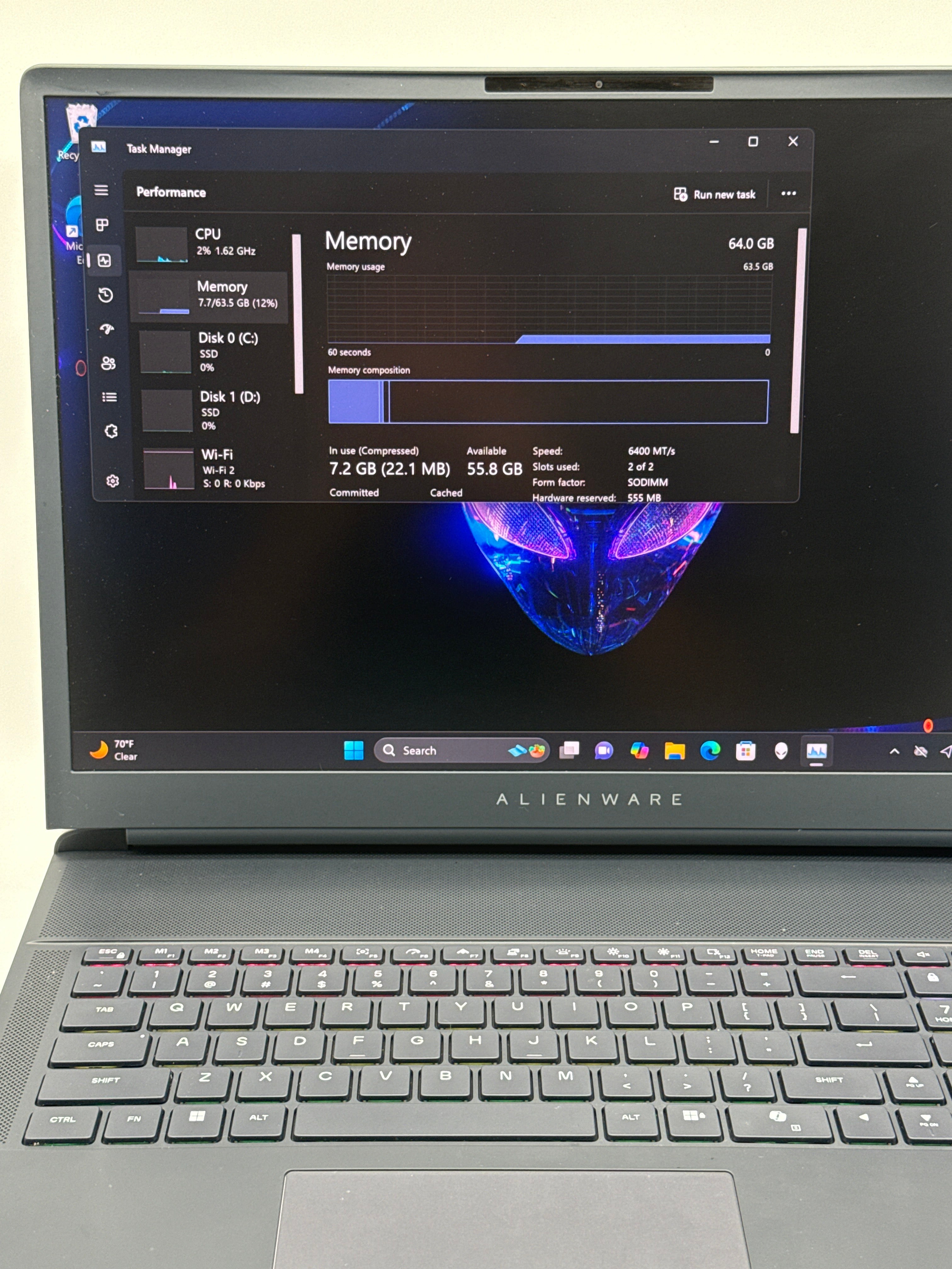 Dell Alienware 18 Area-51 Ultra 9 275HX 64GB RAM 3TB SSD RTX 5090 24GB (Warranty)